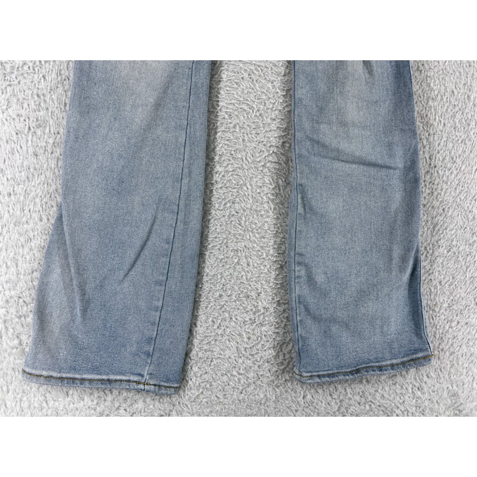 Vintage Kendall And Kylie Jeans Womens Bootcut 1 Light Blue Denim Low Rise 30 Inseam 5-Pocket Design Size 25" / US 0 / IT 36 - 7 Thumbnail