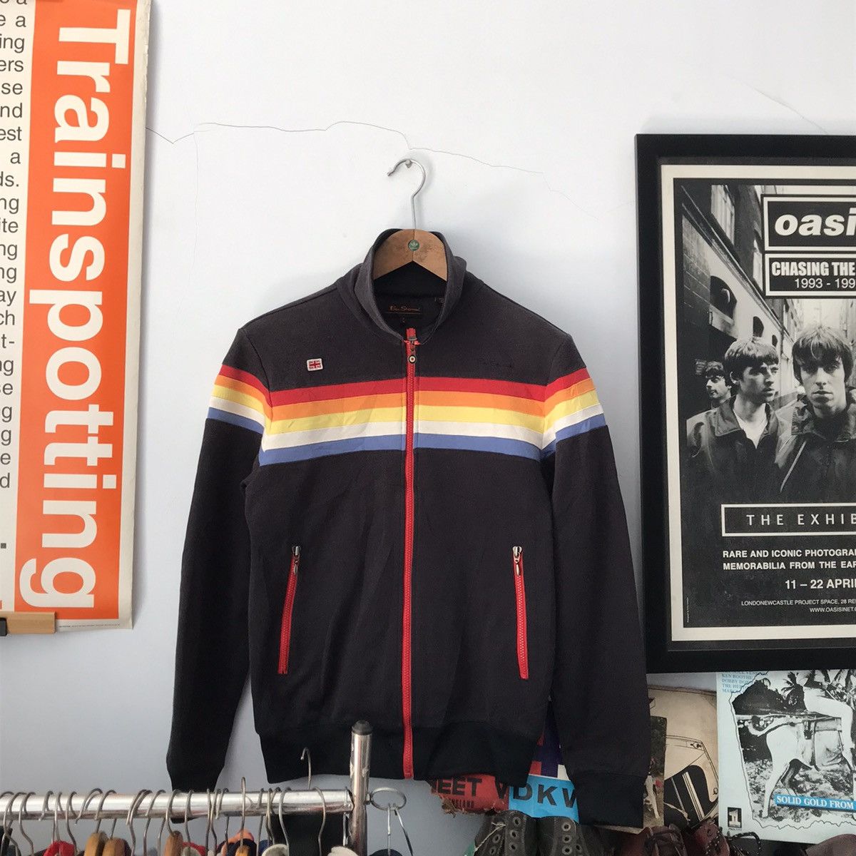 Ben Sherman × Vintage Vintage Ben Sherman Retro Track Tracktop Jacket Oasis noel Size US M / EU 48-50 / 2 - 8 Thumbnail