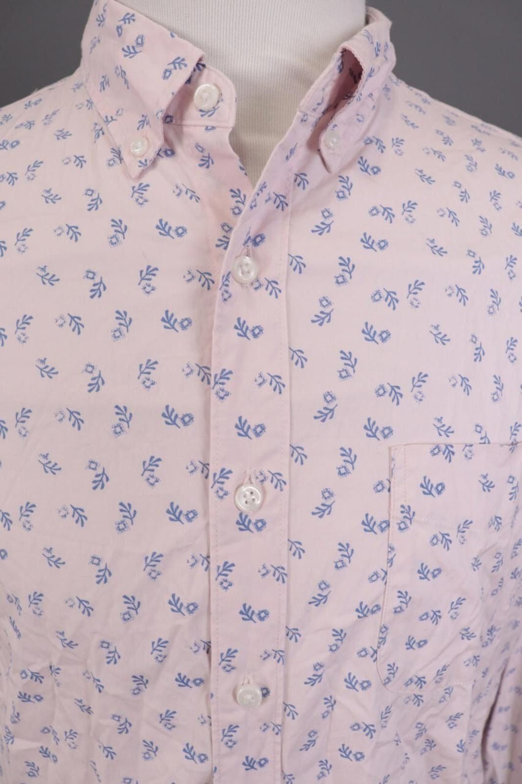 J.Crew J.Crew Slim Fit Pink Floral Dress Shirt Size 42 / L Size US L / EU 52-54 / 3 - 2 Thumbnail