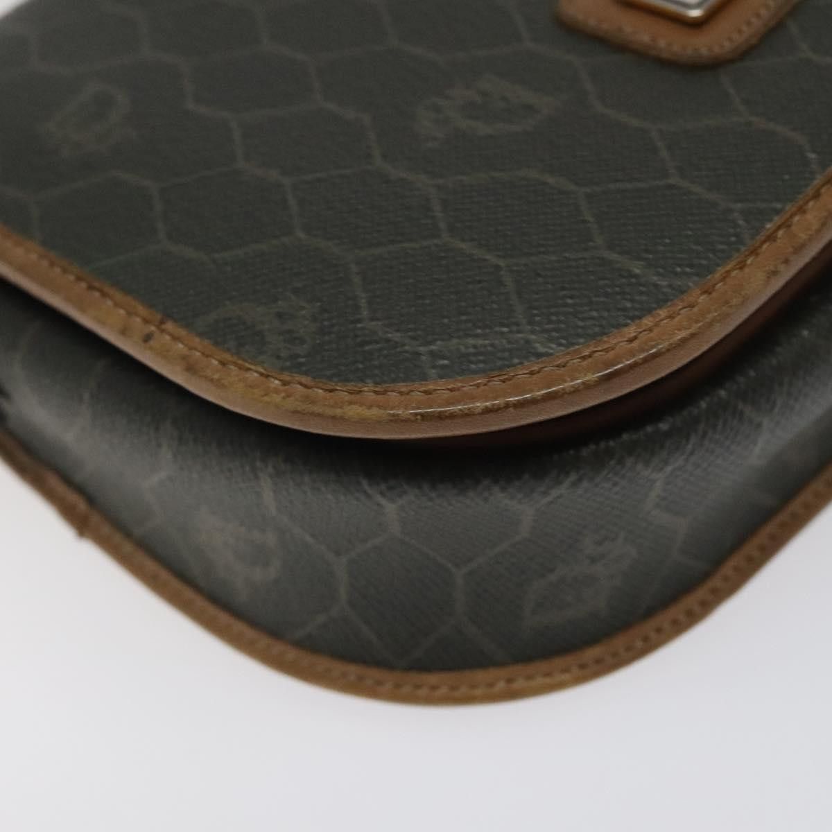Dior DIOR Honeycomb Canvas Shoulder Bag Pvc Khaki Size ONE SIZE - 14 Thumbnail