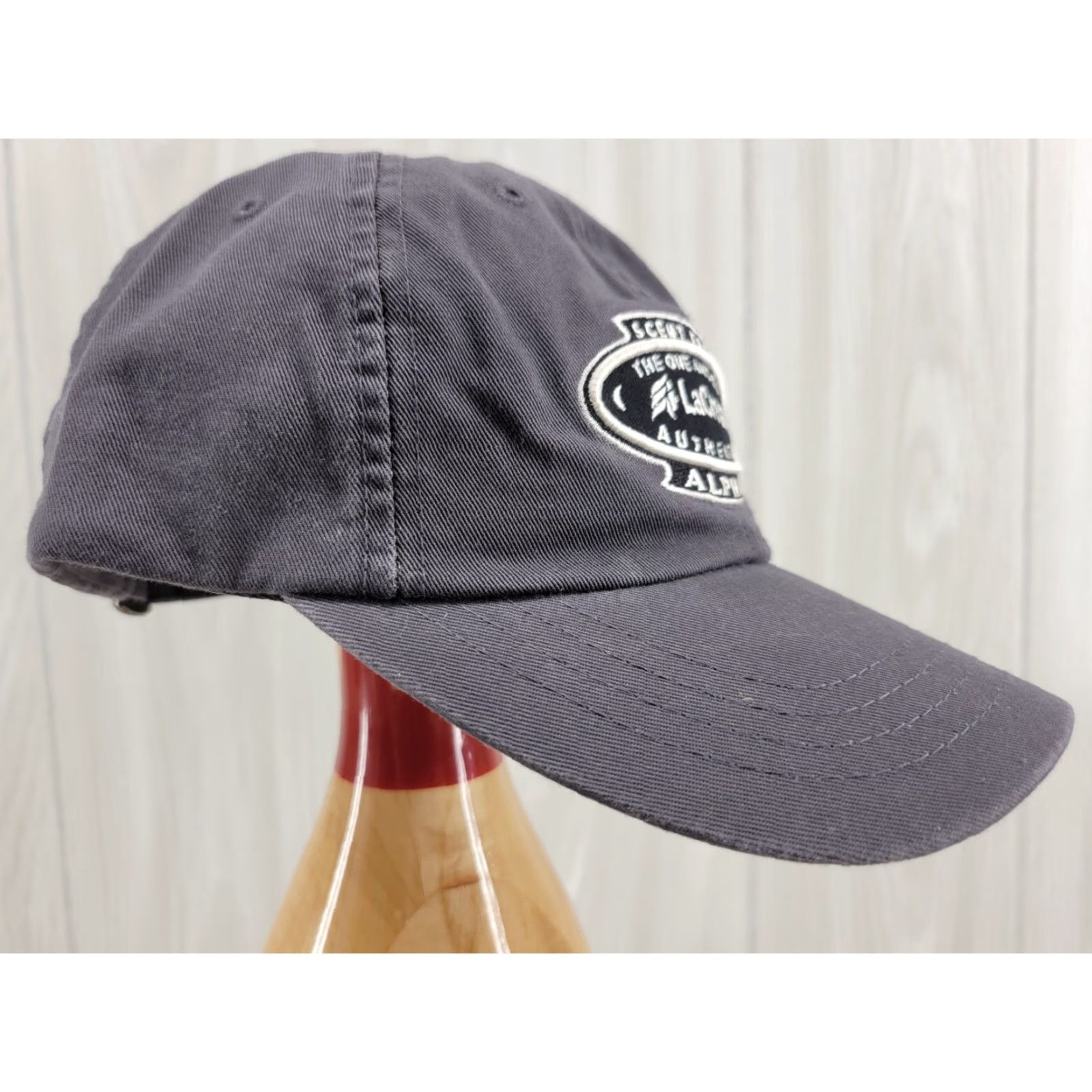 Vintage Lacrosse Hat Cap Strap Back Gray Cotton Dad Patch Adjustable Men M Size ONE SIZE - 3 Thumbnail