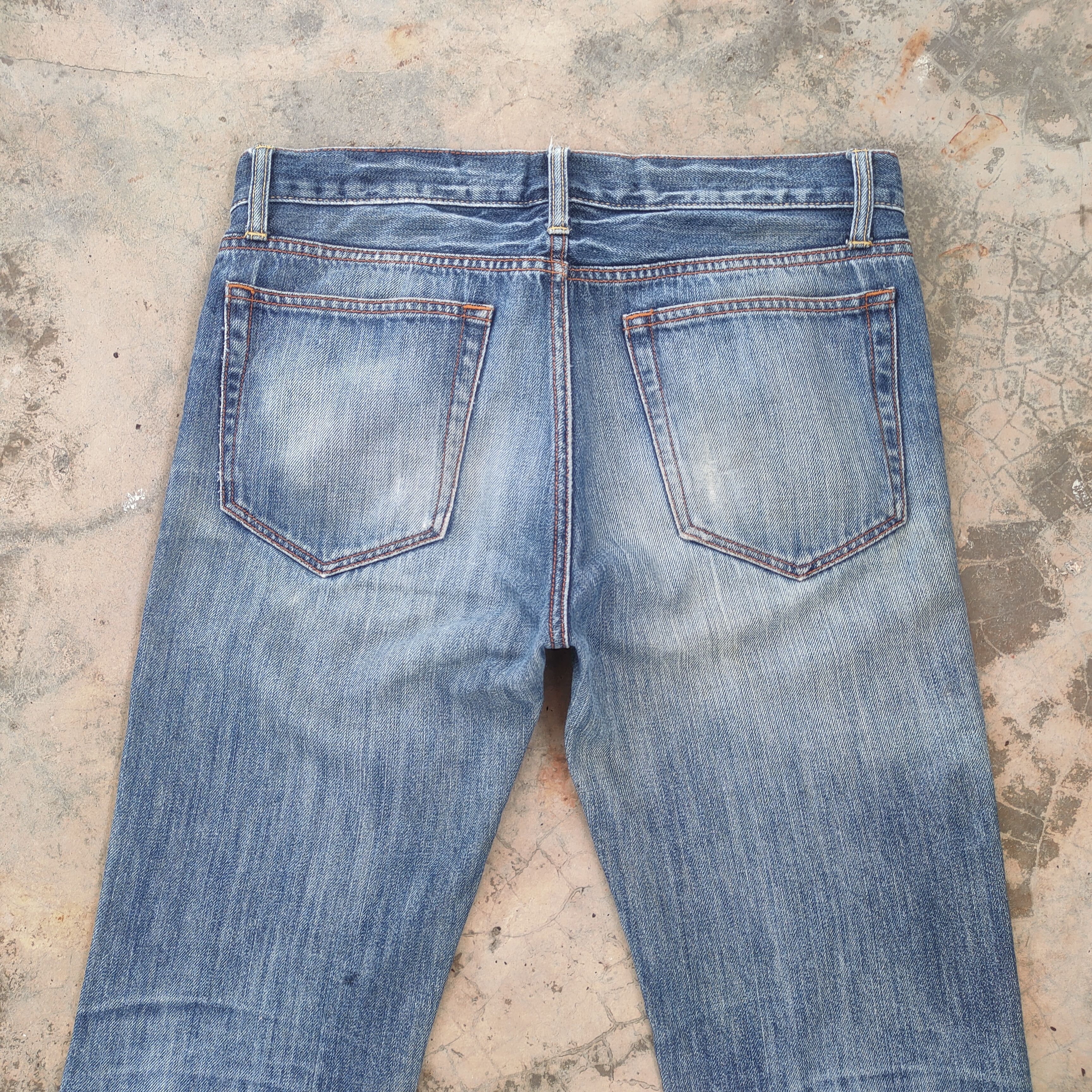 Japanese Brand W33 VINTAGE NC12-322 RIPPED DISTRESSED JEANS DENIM PANTS Size US 33 - 9 Thumbnail