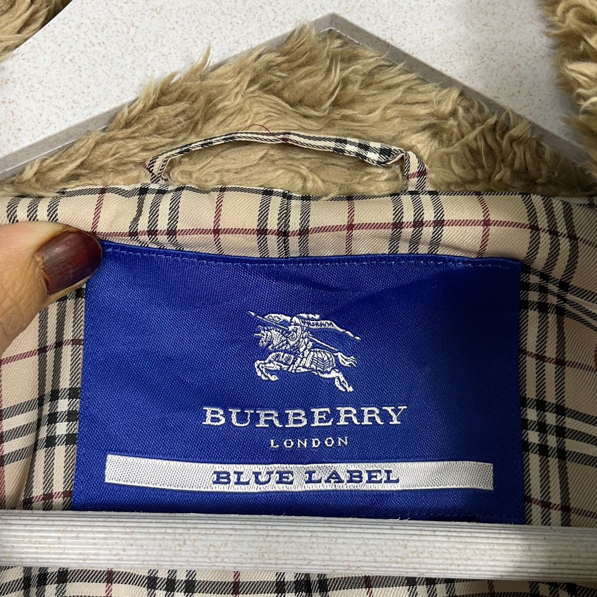 Burberry 💥BURBERRY FUR NECK WINTER WOOL JACKET Size M / US 6-8 / IT 42-44 - 10 Thumbnail