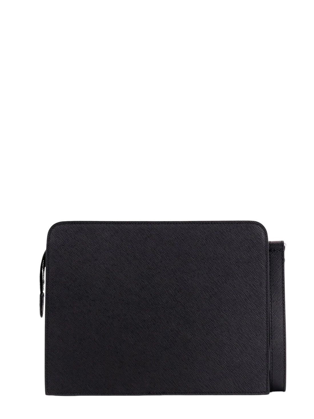 Kiton KITON Black Leather Clutch New & Authentic Size ONE SIZE - 2 Thumbnail