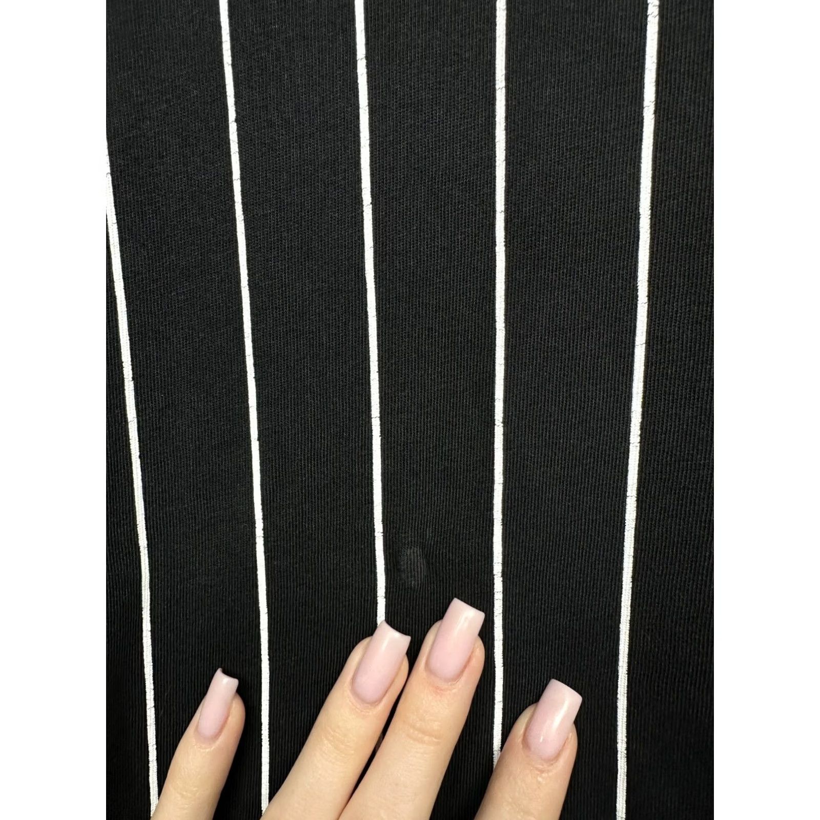 Karl Kani Karl Kani Mens Crew Neck Center Logo Striped T-Shirt S Black Cotton Logo T-Shirt Mens Size US S / EU 44-46 / 1 - 6 Thumbnail