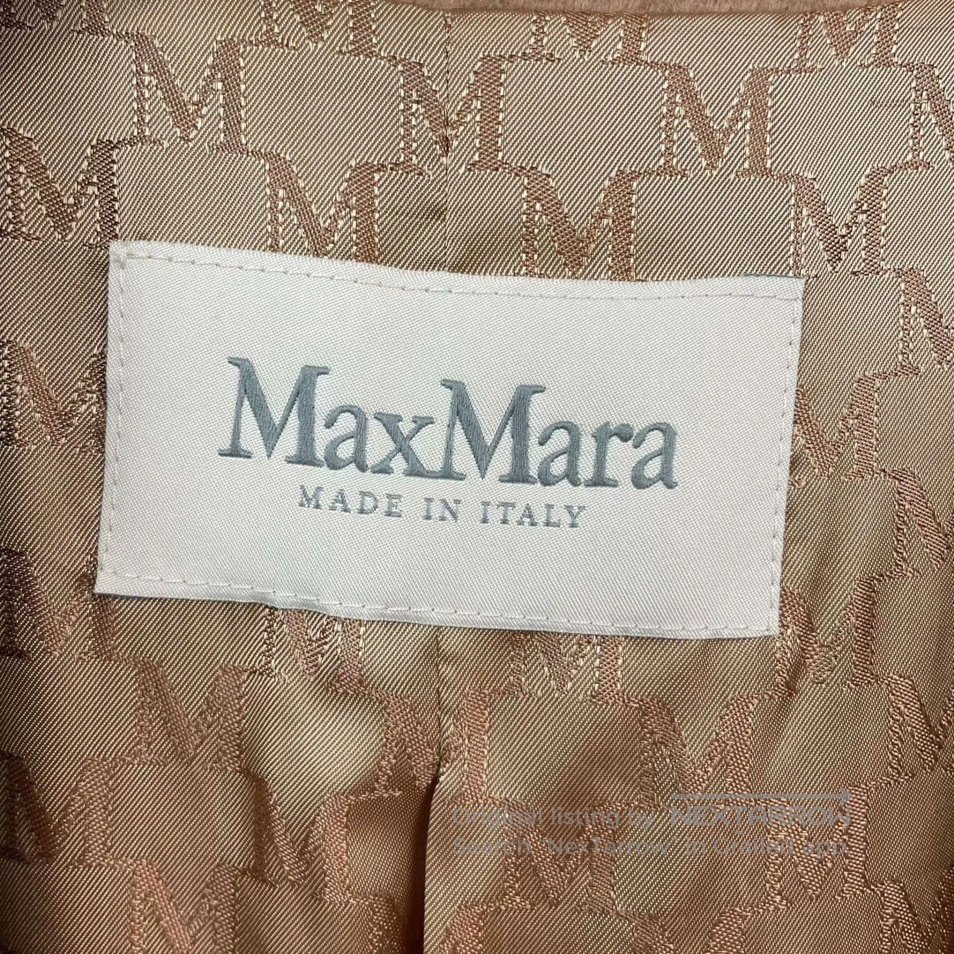 Max Mara MaxMara Camel Double-Breasted Wool Coat. Size M / US 6-8 / IT 42-44 - 3 Thumbnail