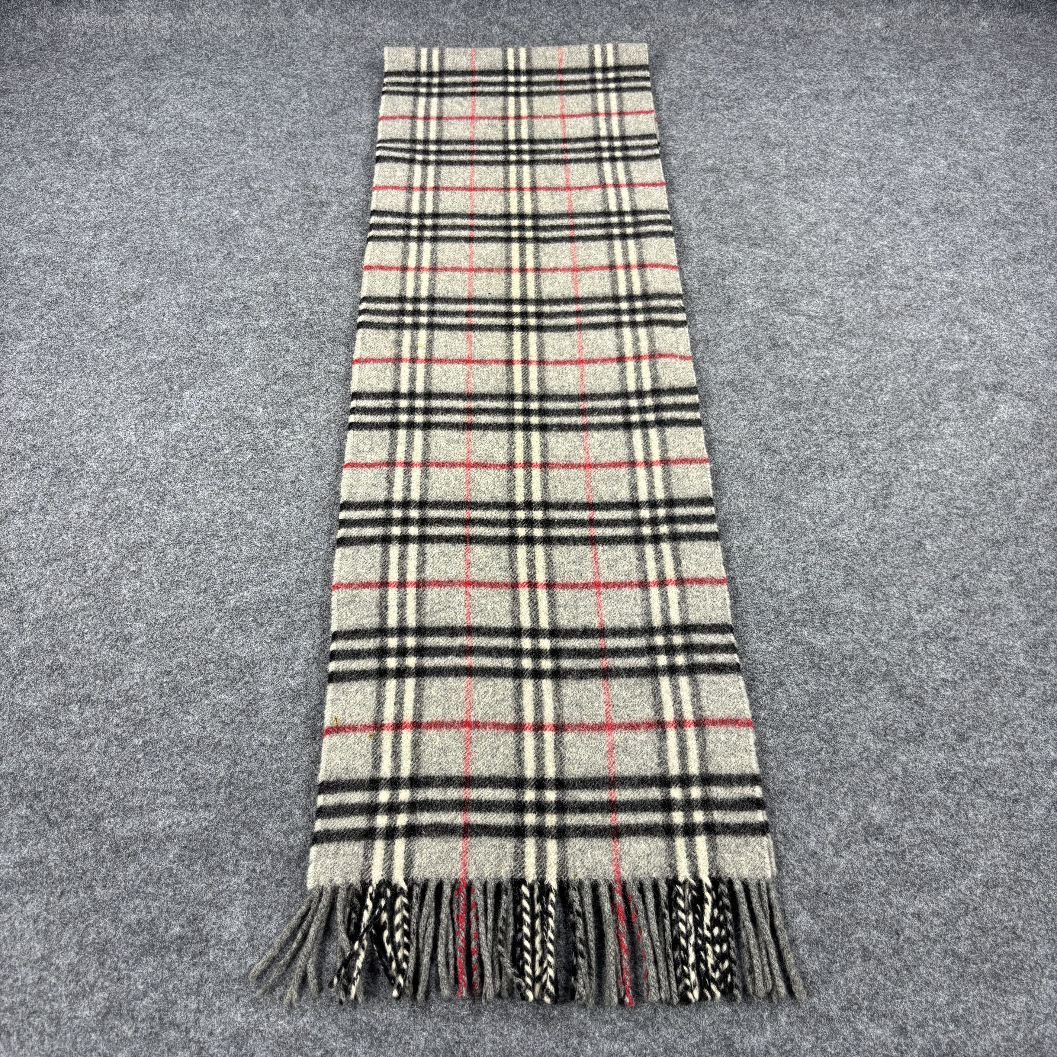 Burberry × Vintage GF10711 Burberry Scarf Neck Wear Muffler Nova Check Size ONE SIZE - 9 Thumbnail