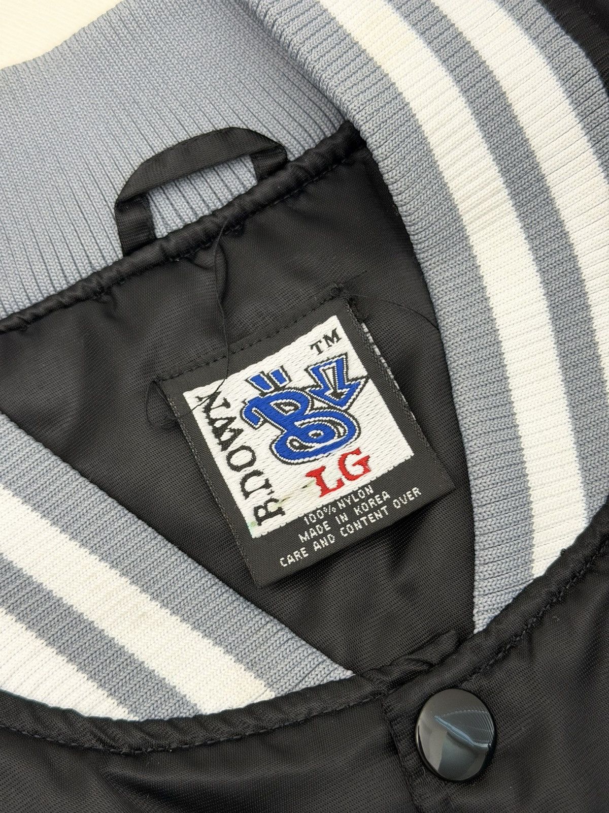 Vintage 90s brooklyn Dodgers Varsity Bomber Jacket Tailsweep
