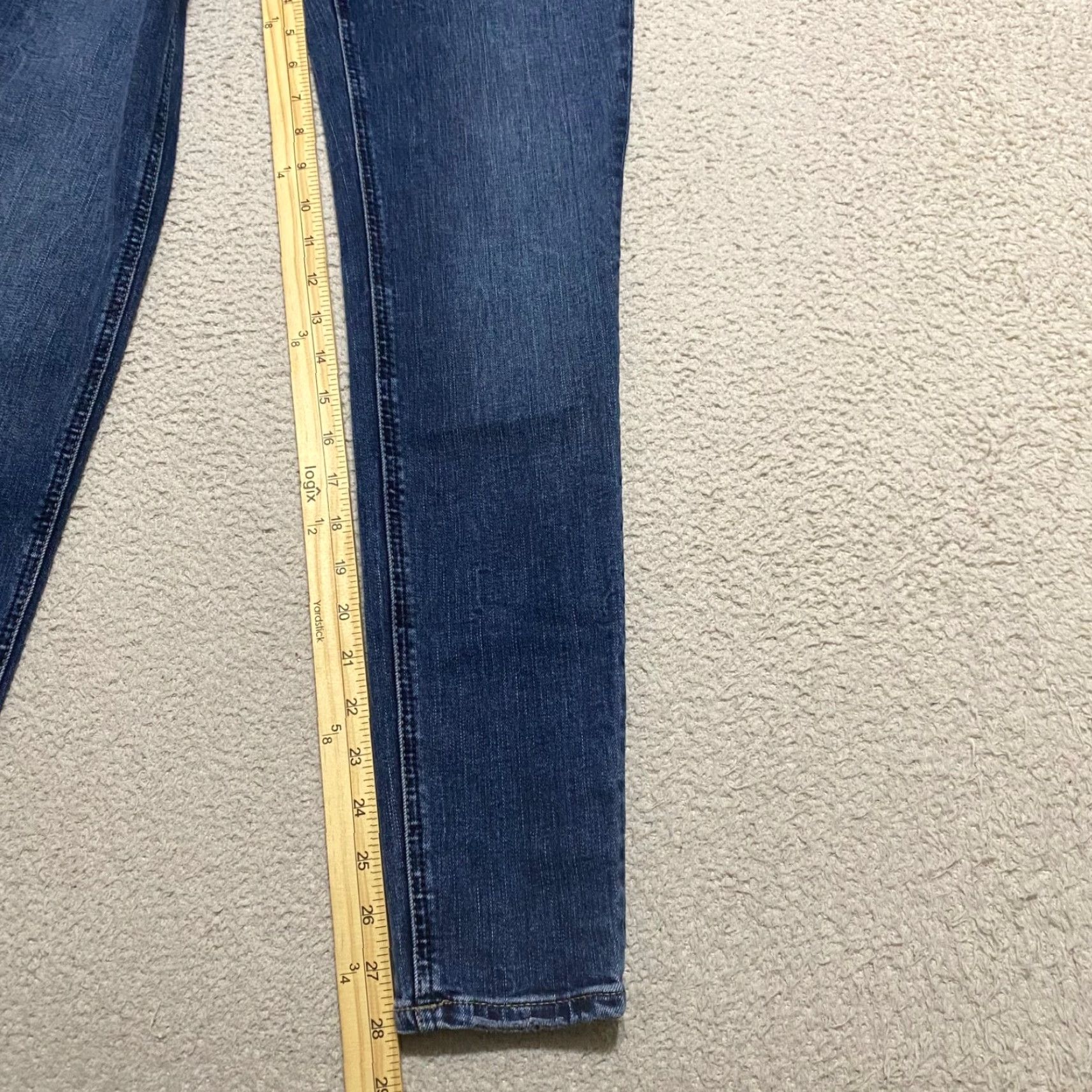 Silver Jeans Co. Silver Jeans Womens Jeans Skinny Low Rise Dark Wash Blue Denim 28 Suki 5-Pocket Womens Size 42" / US 20 - 3 Thumbnail