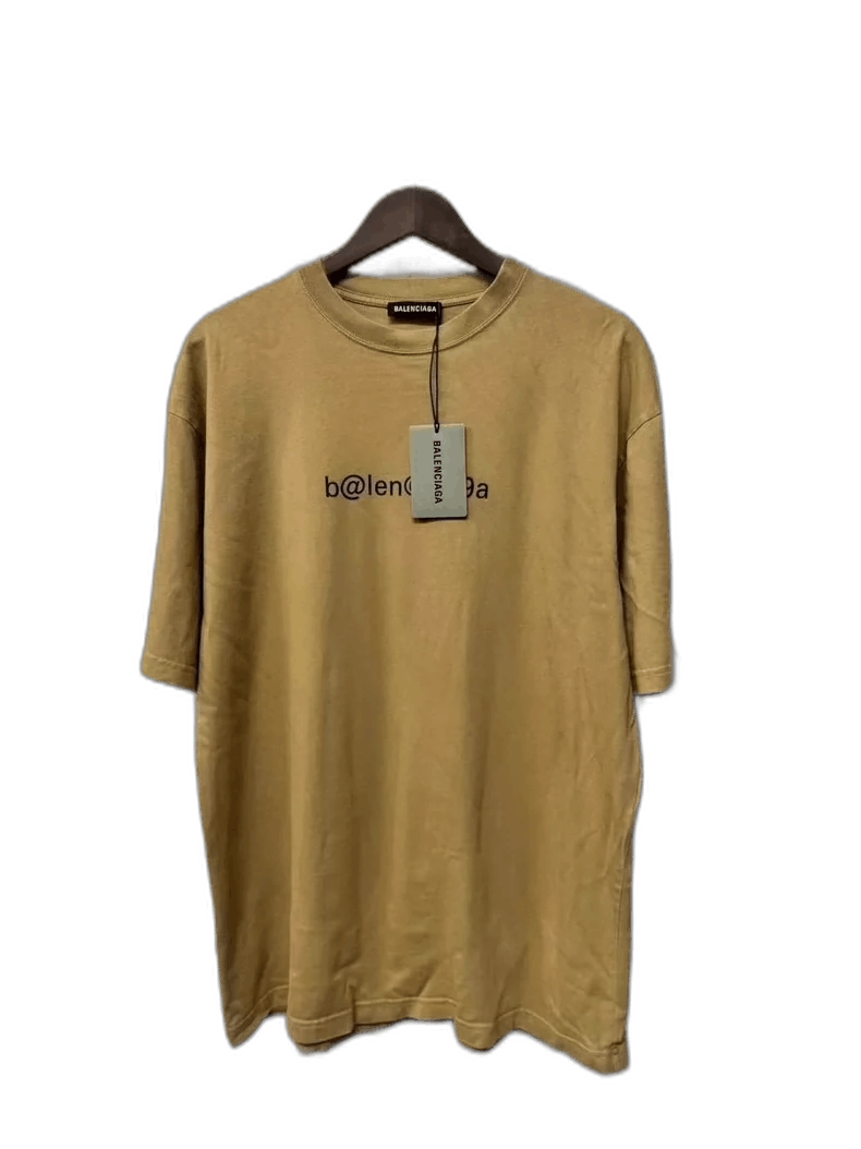 Balenciaga Balenciaga Khaki Short Sleeve TShirt-2505 Size US M / EU 48-50 / 2 - 1 Thumbnail