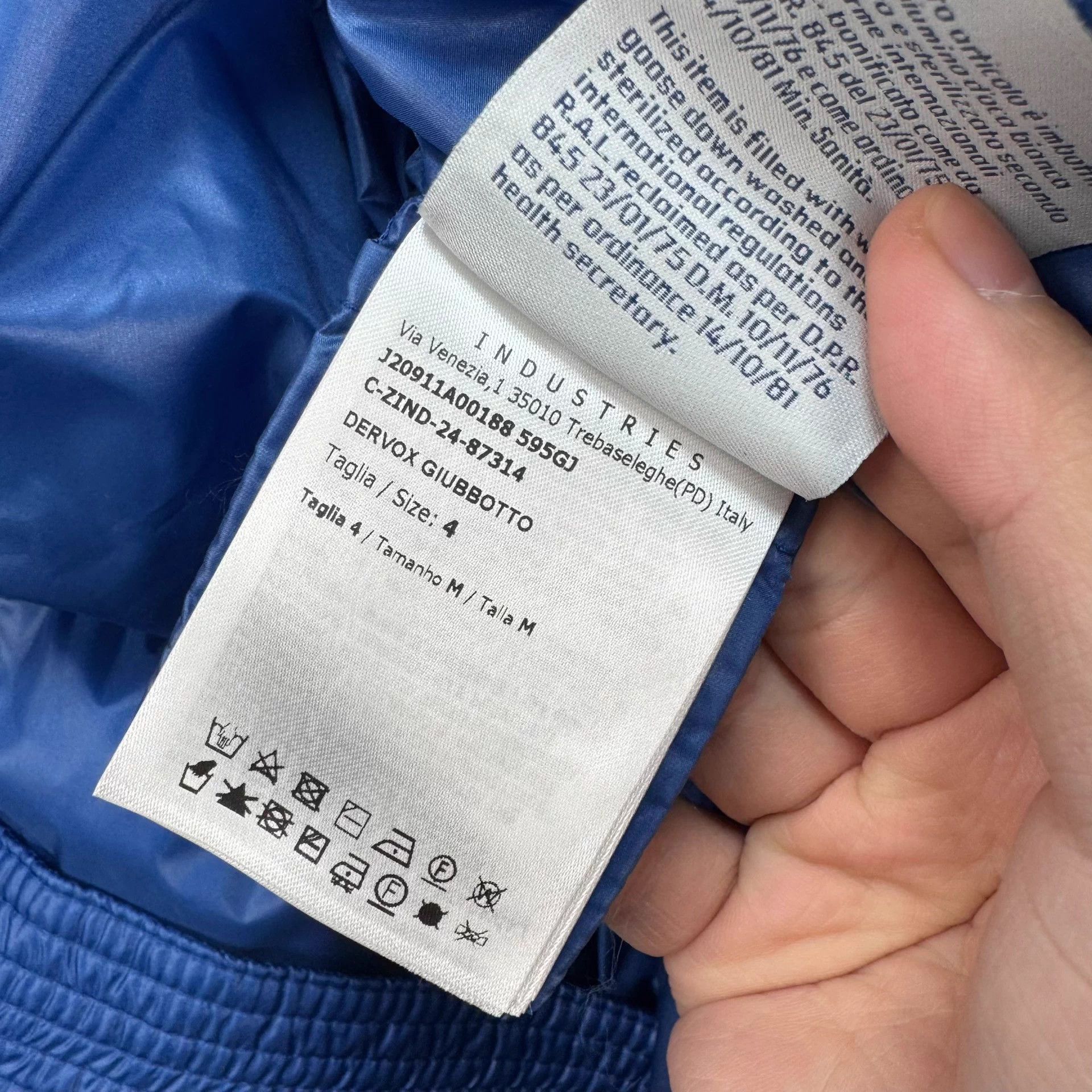 Moncler Moncler Dervox Logo Blue Down Jacket 4 Like New Size XL / US 12-14 / IT 48-50 - 8 Thumbnail