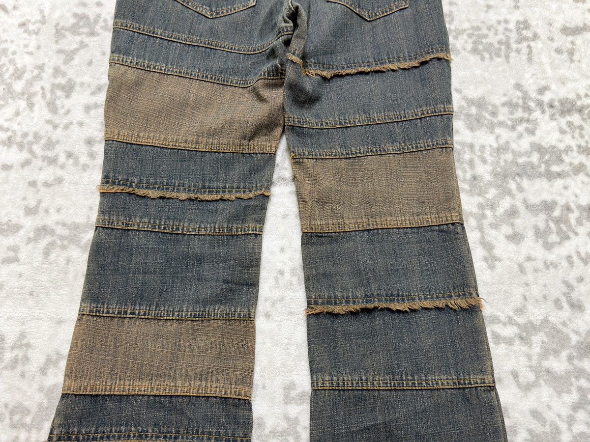Hysteric Glamour Hagi Patchwork Flared Y2K Grunge Denim Size US 30 / EU 46 - 11 Thumbnail