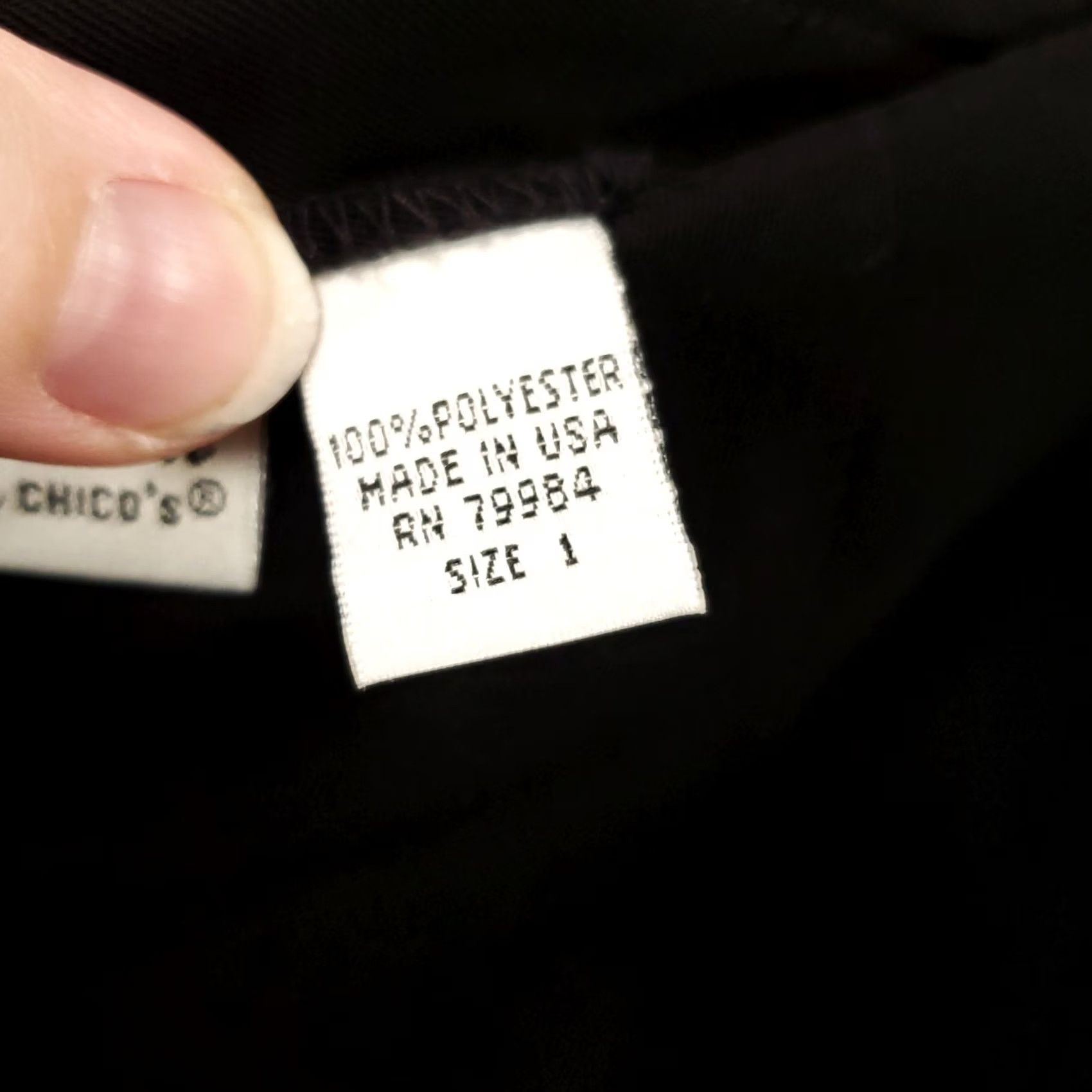 Vintage VINTAGE Chicos Private Edition Maxi Skirt Medium Black 1 USA Made Career Size 32" / US 10 / IT 46 - 5 Thumbnail