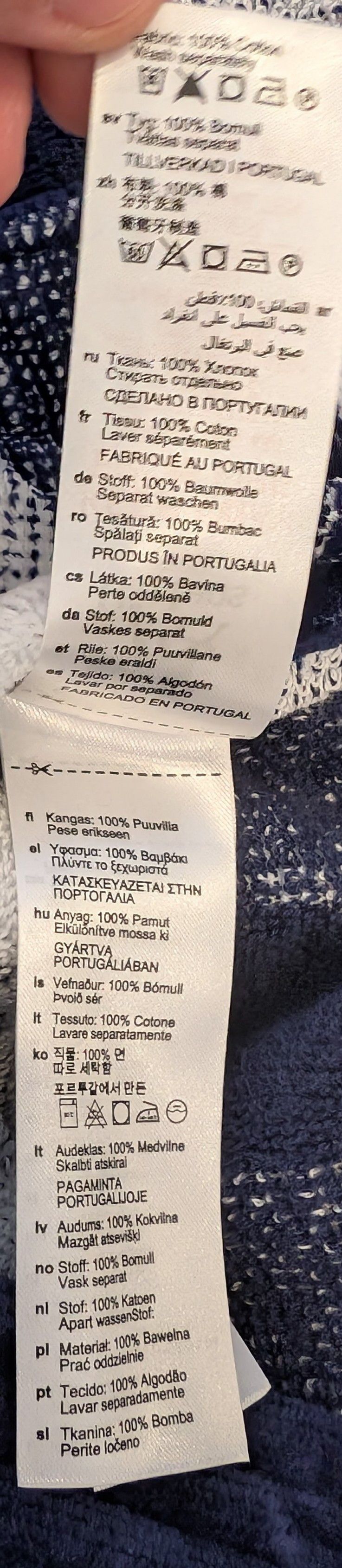 Other Hastens Cotton Terry Long Sleeve Gingham Robe Size US S / EU 44-46 / 1 - 5 Thumbnail
