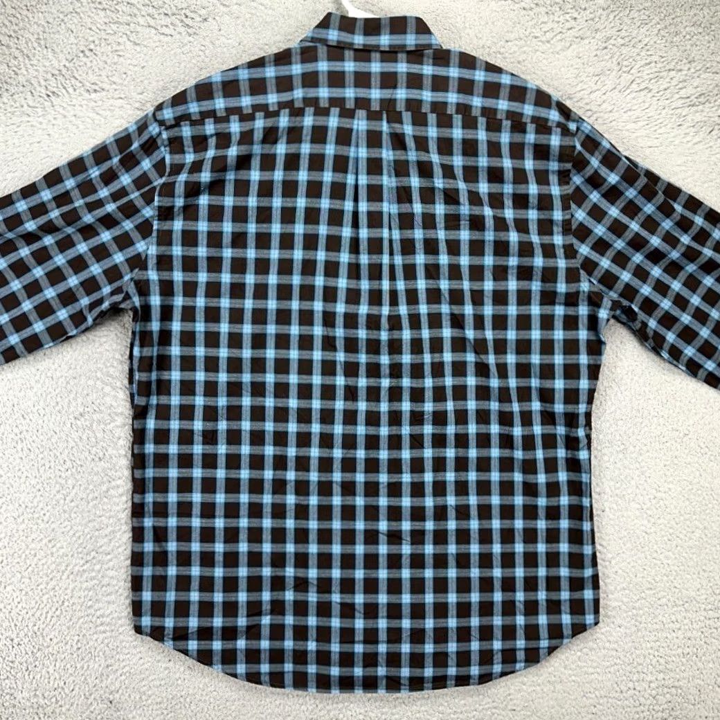 Peter Millar Peter Millar Baltusrol Button-Down Shirt Adult XL Blue Plaid Mens Size US XL / EU 56 / 4 - 3 Thumbnail