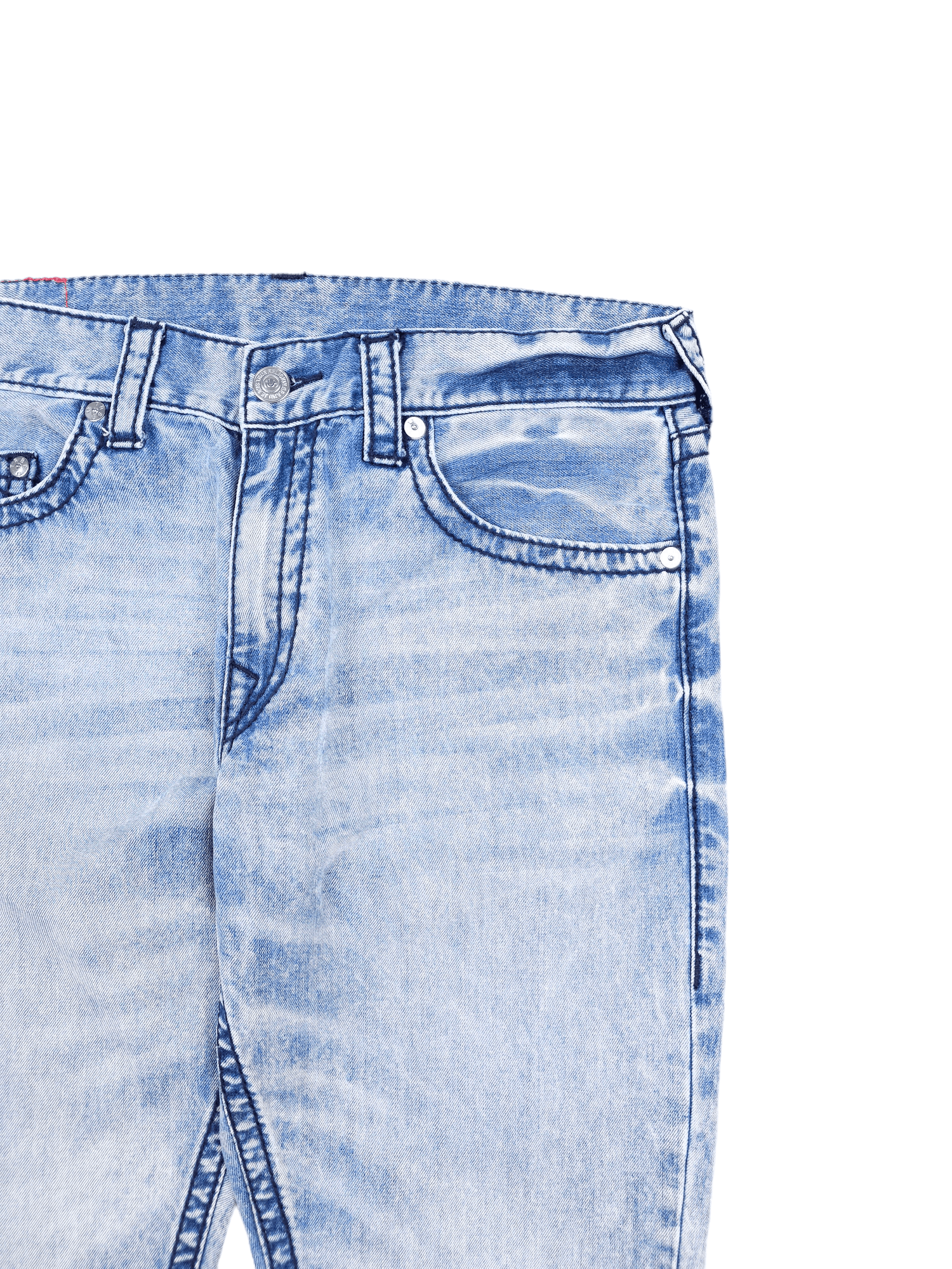 Japanese Brand × True Religion 💎 Size 36/32 True Religion Loose Washed Denim Jeans Y2K Size US 36 / EU 52 - 6 Thumbnail