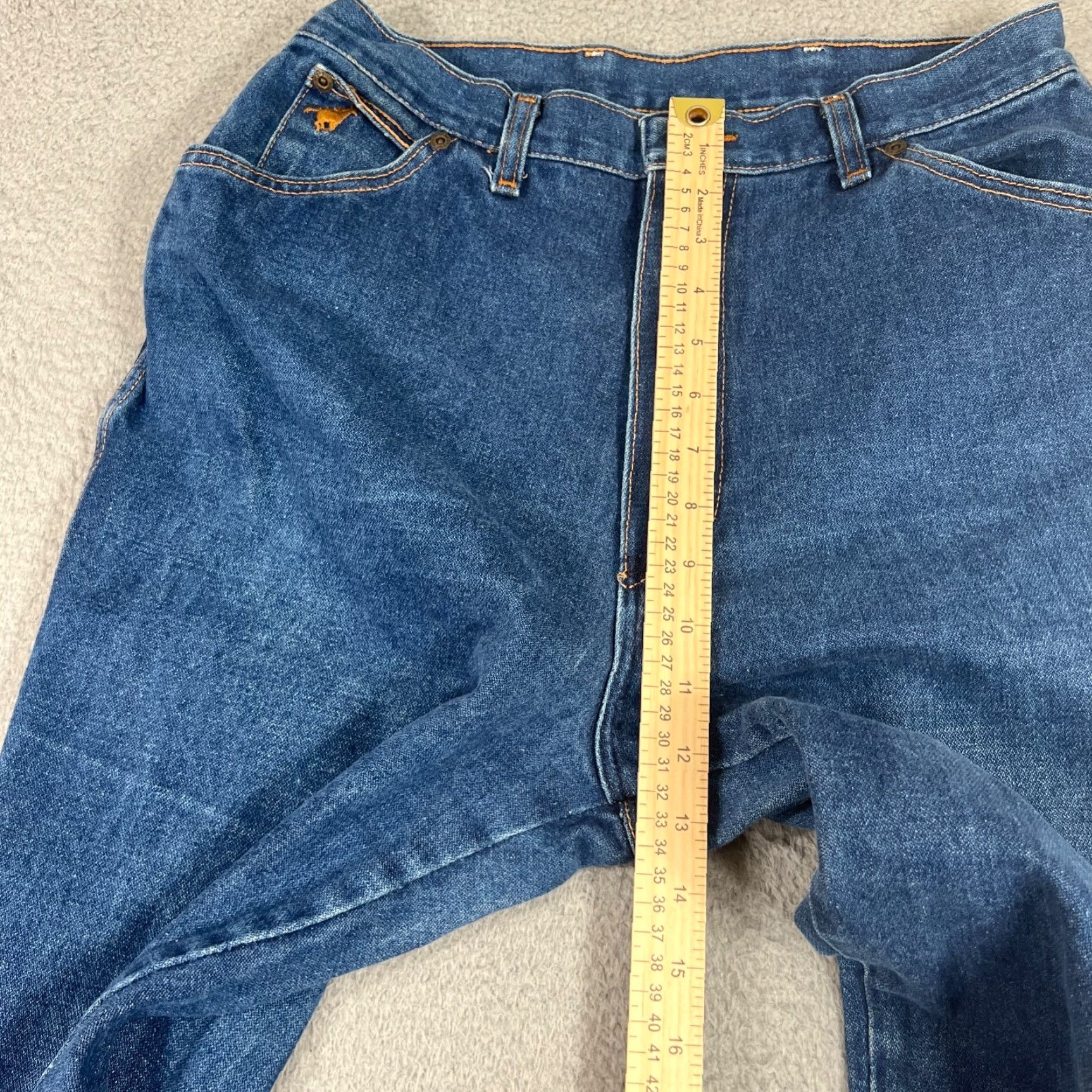 Wrangler VINTAGE Wrangler Jeans Women 30x31 Blue 80s 90s Cowboy Slim Tapered Denim Size 30" / US 8 / IT 44 - 6 Thumbnail