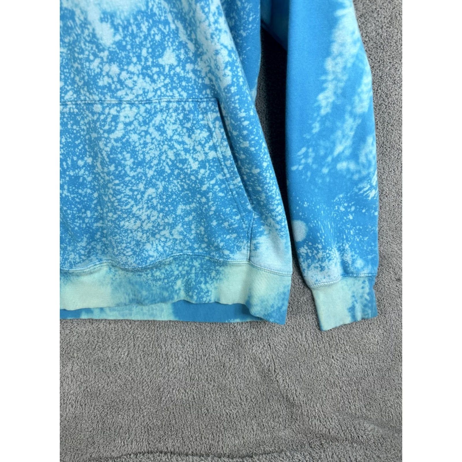 The North Face The North Face Hoodie Mens L Blue Tie Dye Graphic Print Never Stop Exploring Sweatshirt Pullover Hooded Size US L / EU 52-54 / 3 - 3 Thumbnail