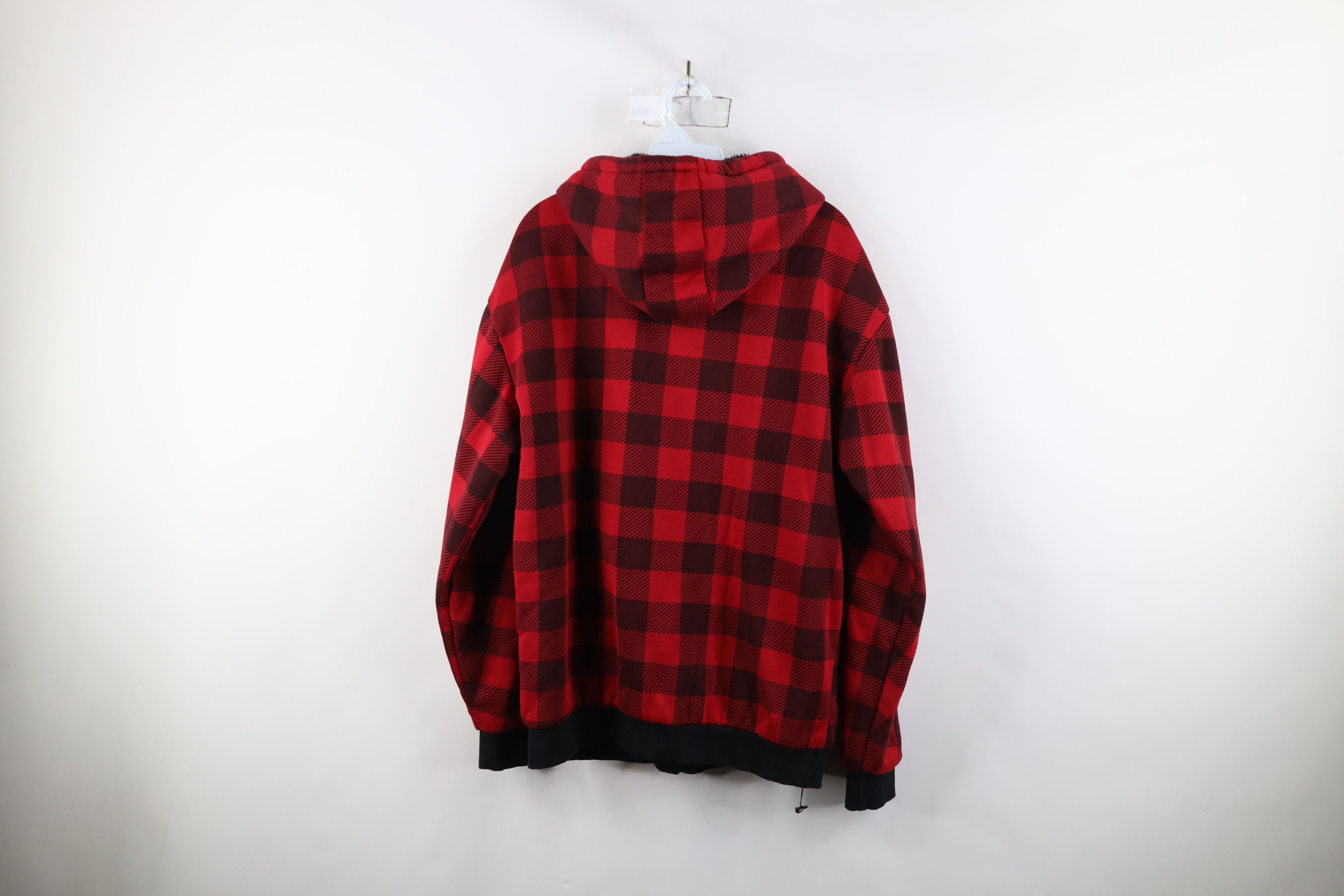Vintage Vintage Y2K Streetwear Pile Fleece Lined Full Zip Hoodie Size US M / EU 48-50 / 2 - 12 Thumbnail