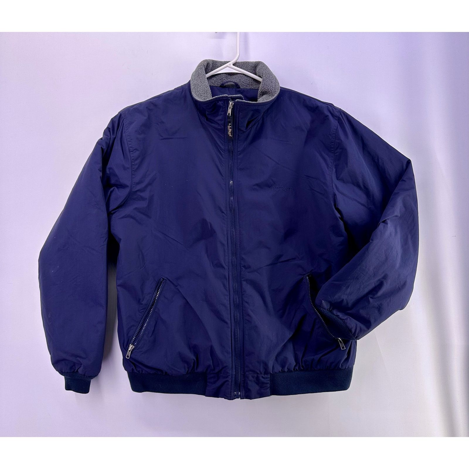 L.L. Bean Vintage L.L. Bean Reversible Fleece BomberJacket Size L Size US L / EU 52-54 / 3 - 1 Thumbnail