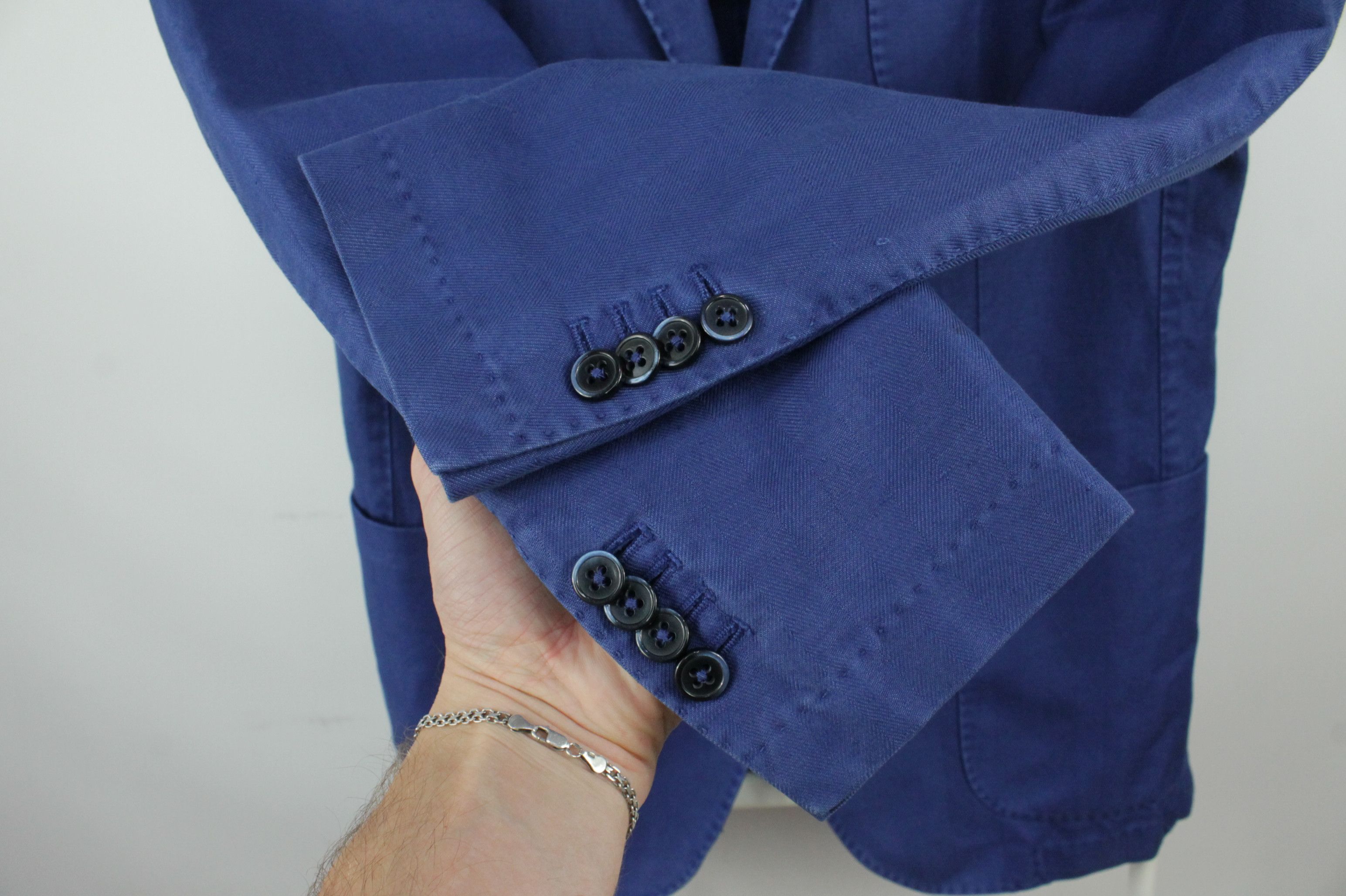 Boggi Boggi Milano Italian Style Linen Cotton Sport Coat Jacket Size US M / EU 48-50 / 2 - 4 Thumbnail