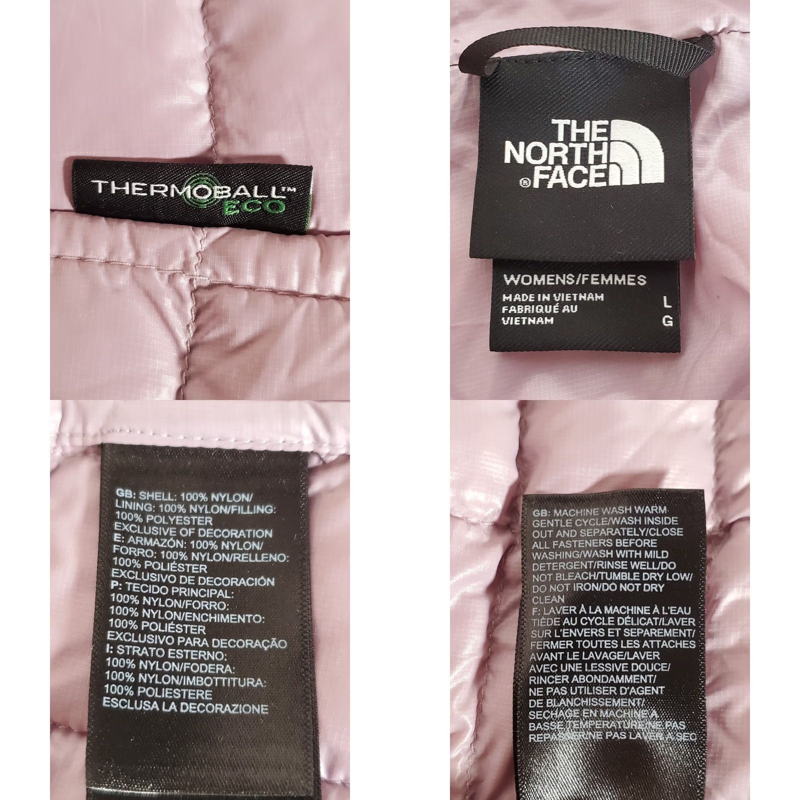 The North Face The North Face Thermoball Eco Jacket 2.0 Lavender Fog Puffer Full-Zip Women's L Jacket Size L / US 10 / IT 46 - 8 Thumbnail