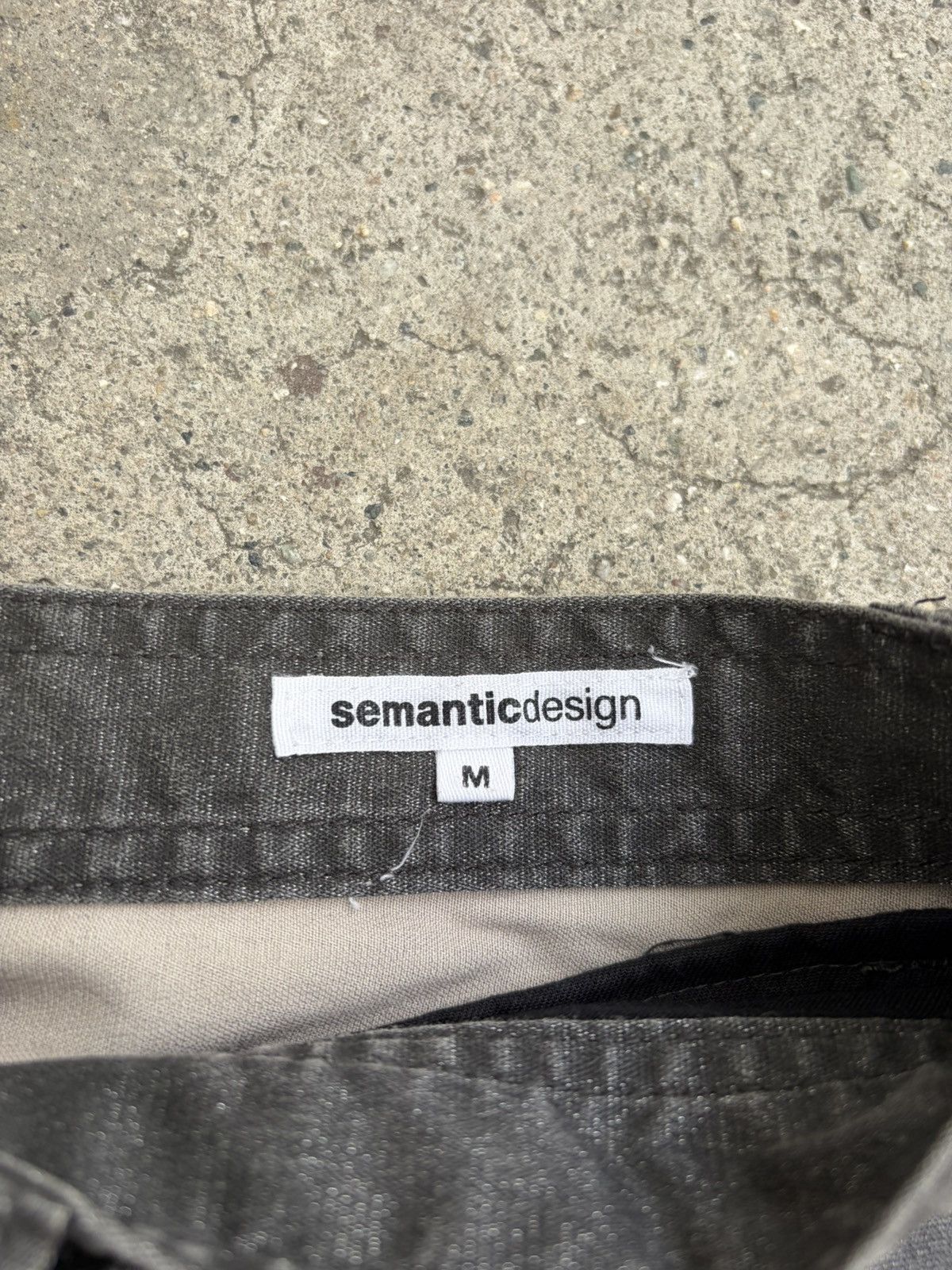 semanticdesign semanticdesign silver cargo zipper pants Size US 30 / EU 46 - 3 Thumbnail