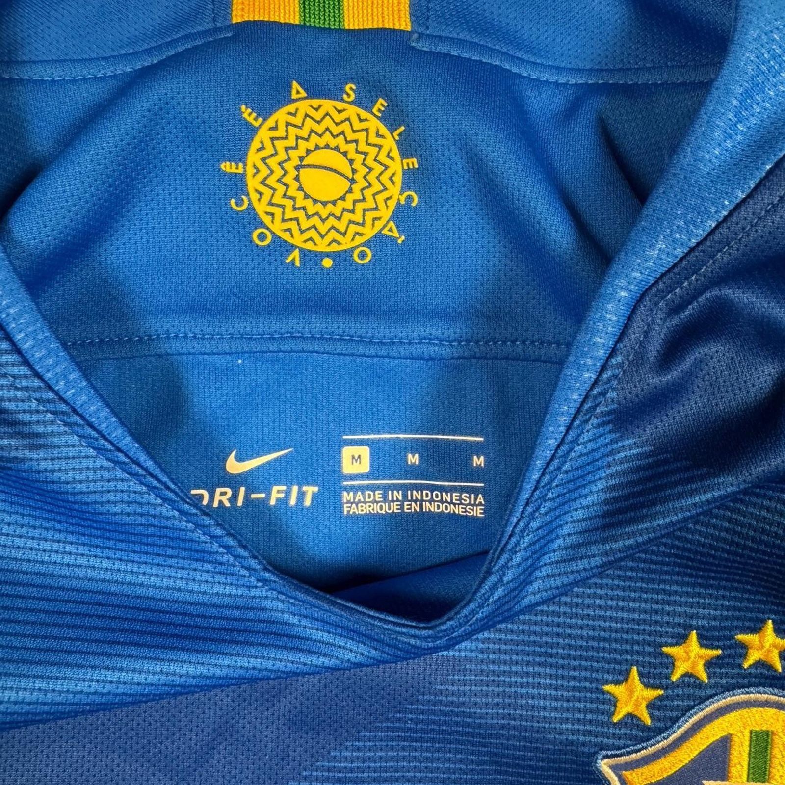 Nike 2018 Blue Nike Brazil Soccer Jersey – Size Medium Size US M / EU 48-50 / 2 - 4 Thumbnail