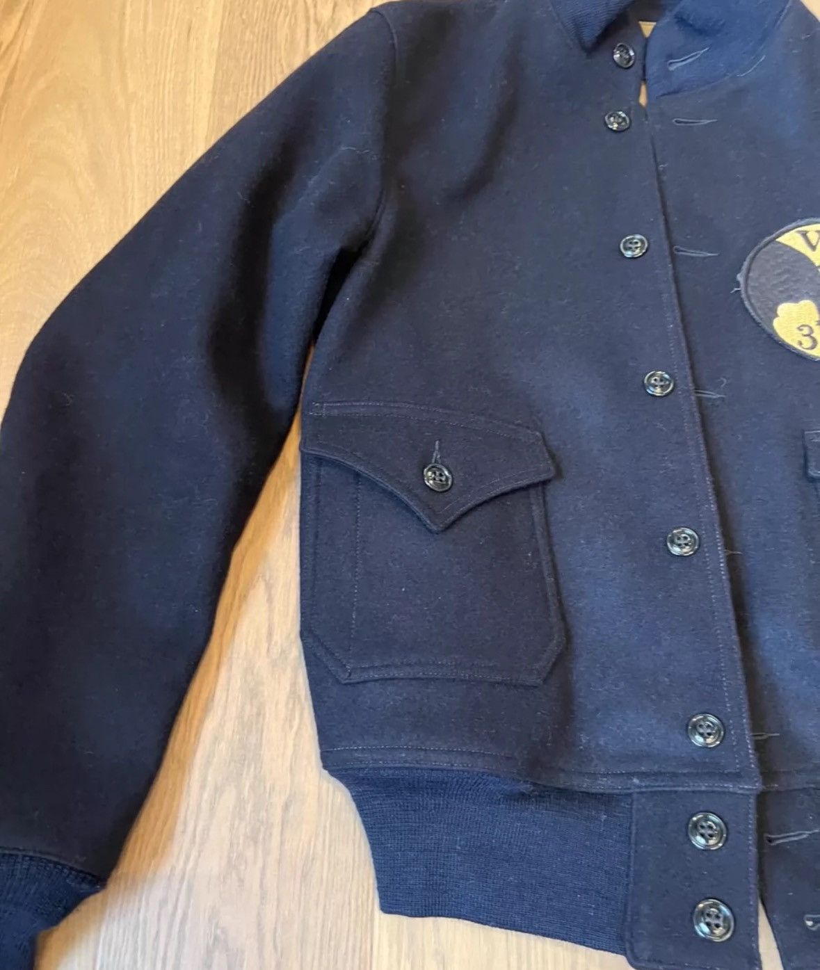 Freewheelers FREEWEELERS 1928 USN VO-3S BAT SQUADRON Squadron A-1 Jacket Size US S / EU 44-46 / 1 - 3 Thumbnail
