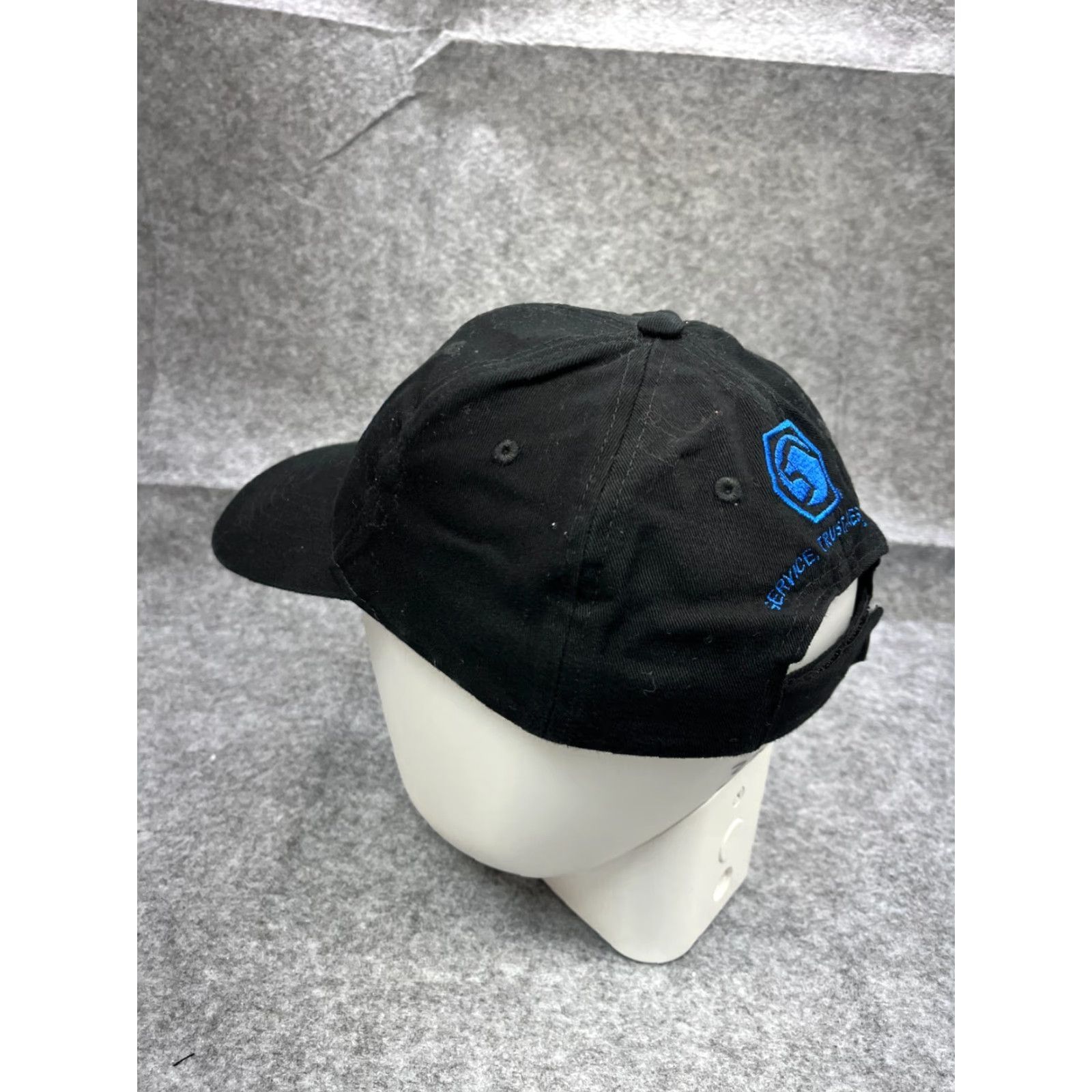 Vintage Matco Tools Hat Cap Adjustable One Size Black Cotton Twill Baseball Cap Logo, Tools, Mechanic Mens, Adult Hat Size ONE SIZE - 5 Thumbnail