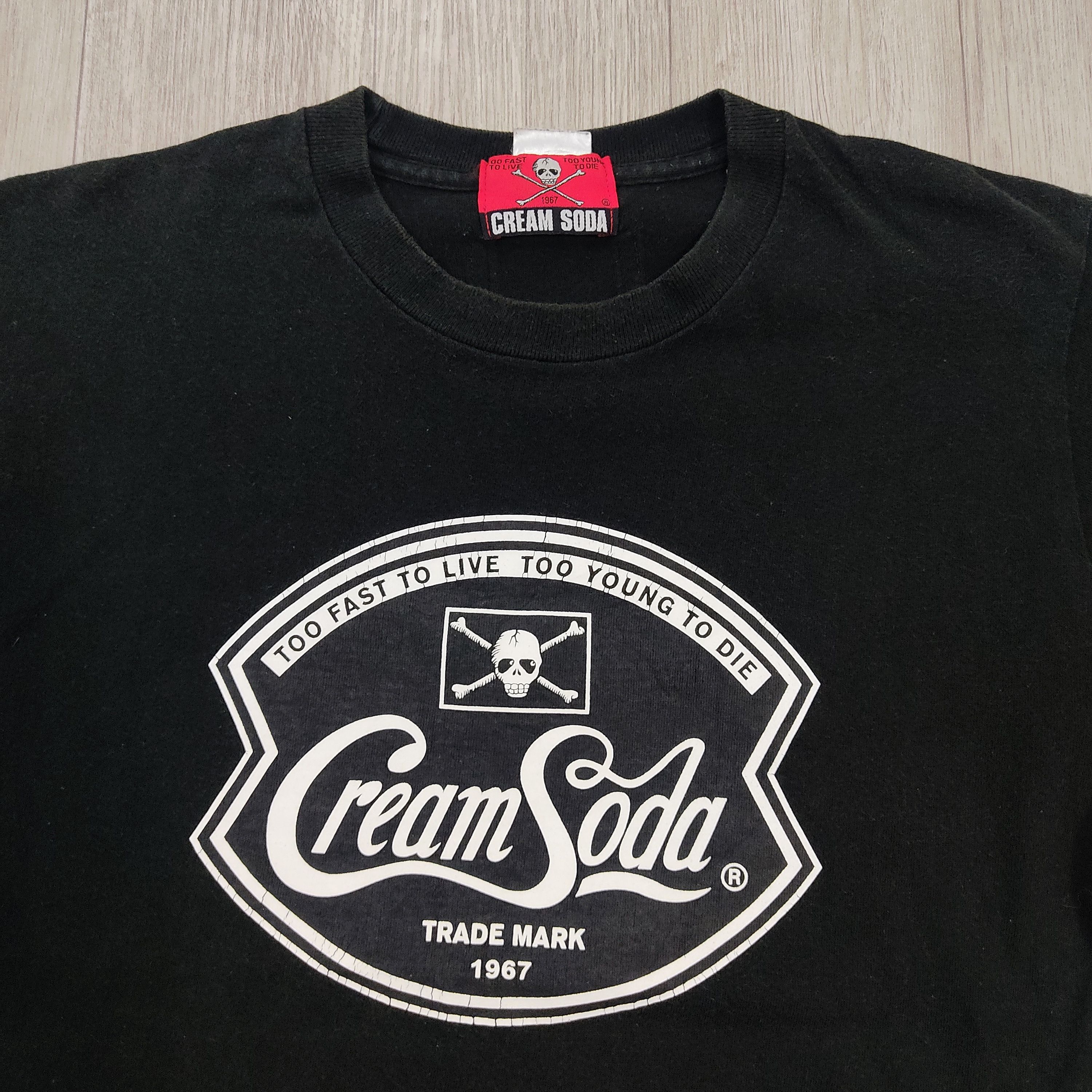 Japanese Brand Cream Soda Roll 'N' Roll Dept. Harajuku T-shirt Size US S / EU 44-46 / 1 - 3 Thumbnail