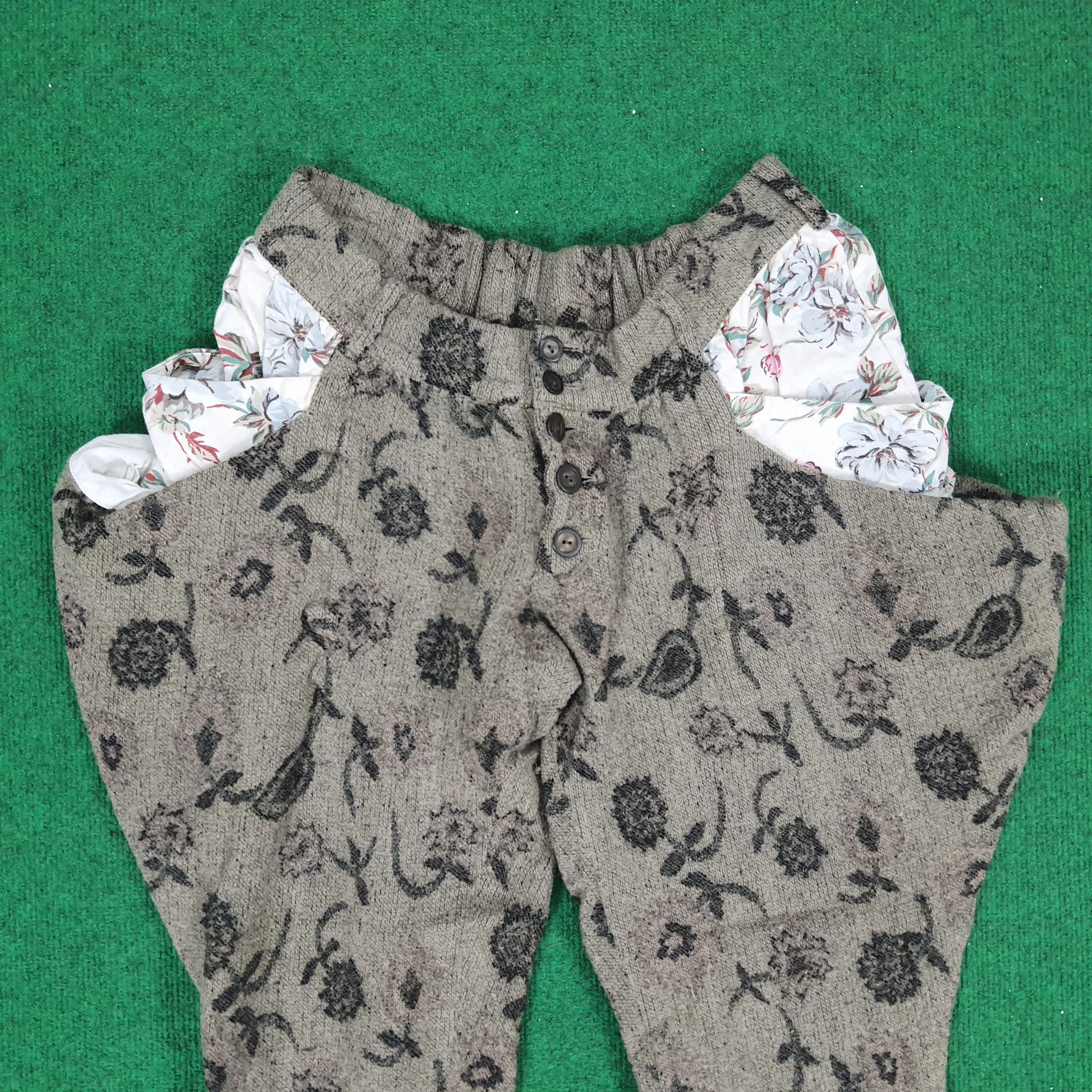 Japanese Brand Vintage Pollin Flower Sweatpants Size 31" - 2 Thumbnail