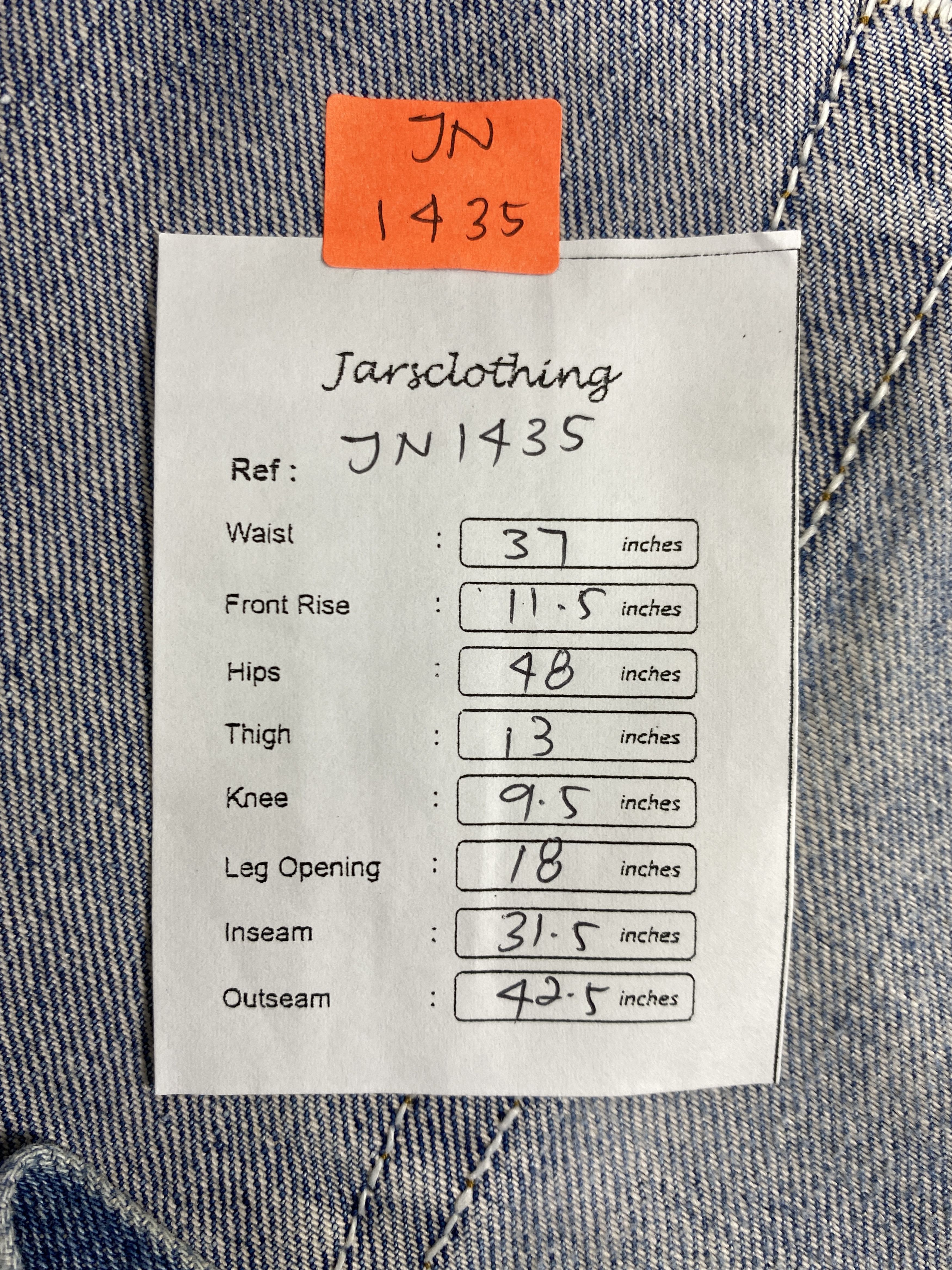 Levi's Light Blue Wash Vintage Levi's 506 37x31.5 Denim -JN1435 Size US 37 - 9 Thumbnail