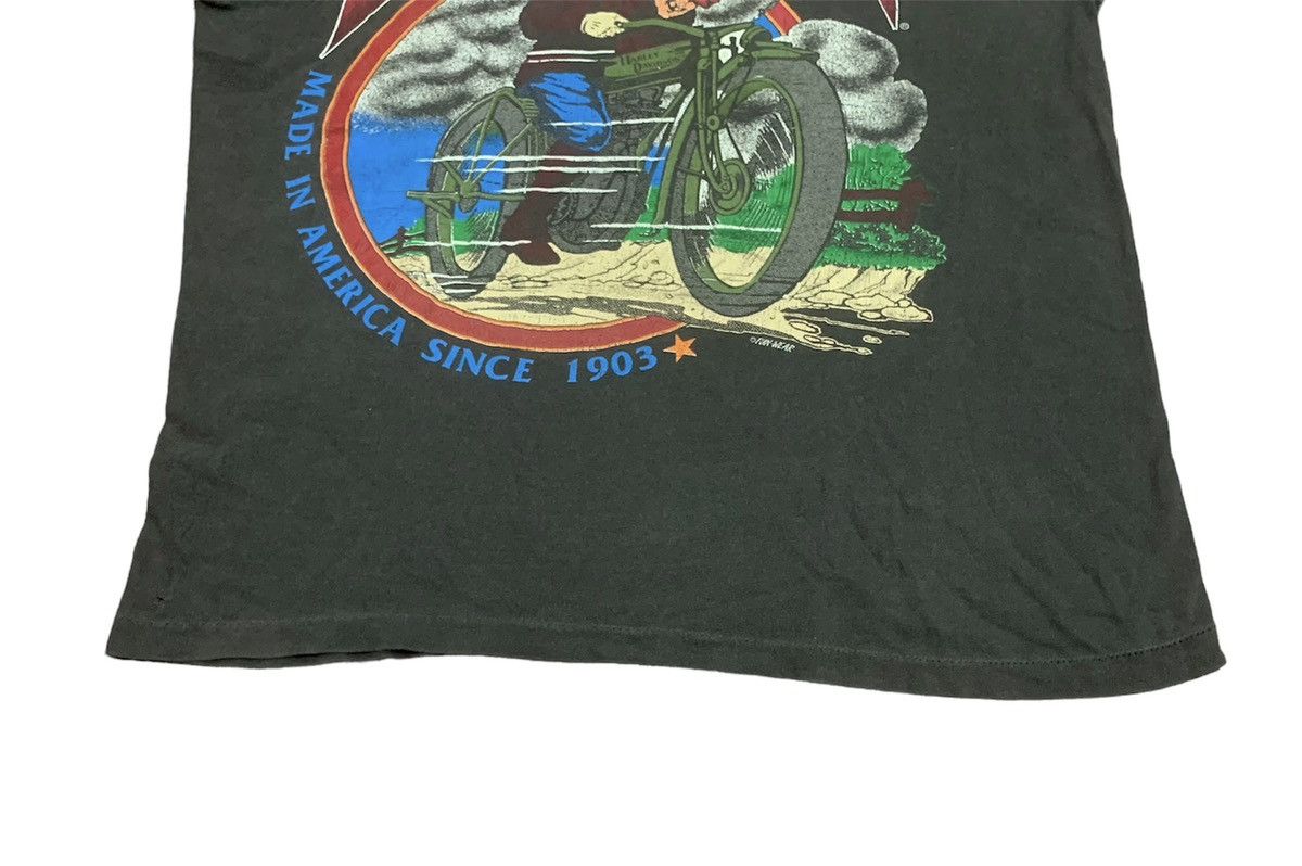 Harley Davidson × Vintage VINTAGE 80-90s HARLEY DAVIDSON FUN WEAR Tshirt Size US M / EU 48-50 / 2 - 6 Thumbnail