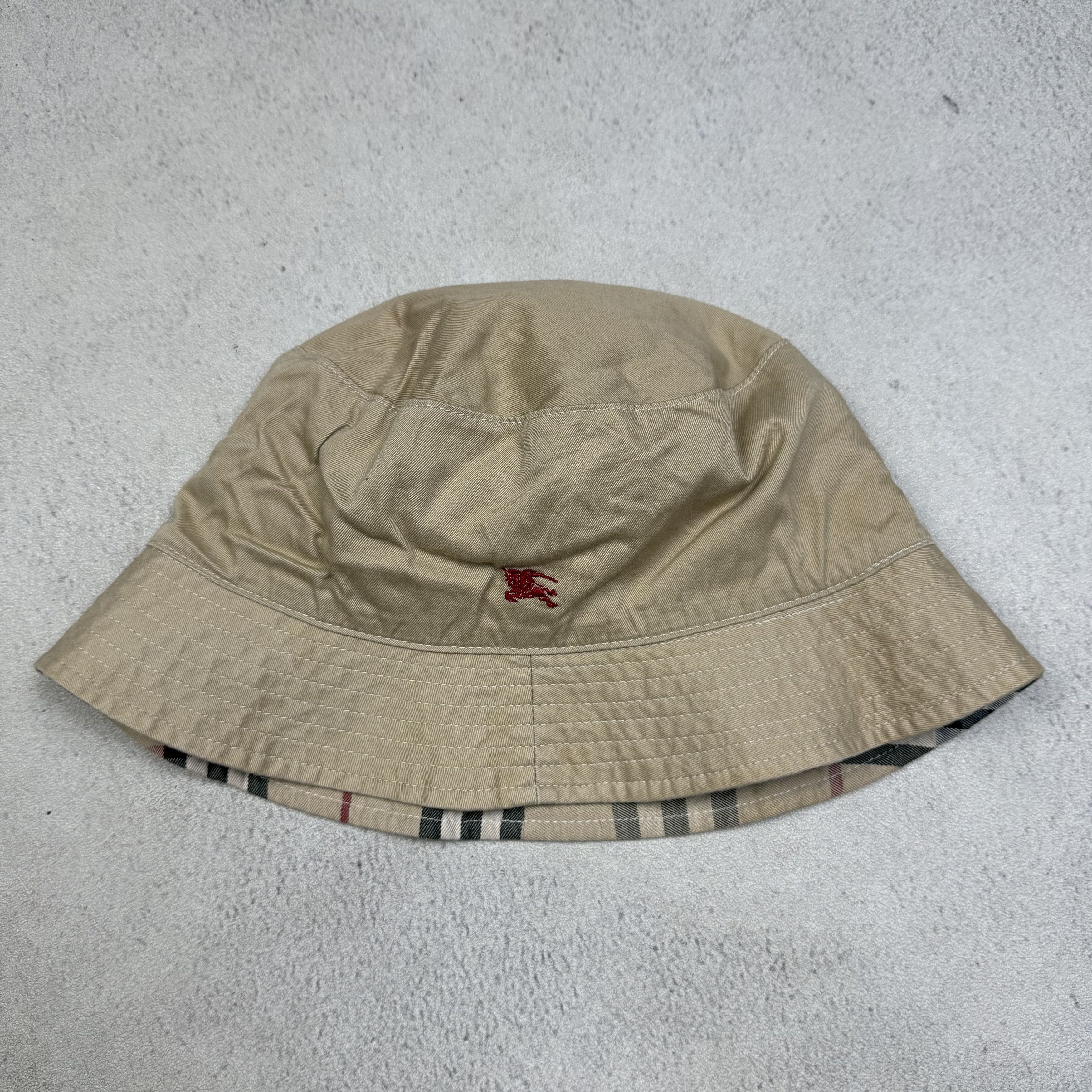 Burberry Vintage Burberry Nova Check Reversible Bucket Hat Size ONE SIZE - 5 Thumbnail