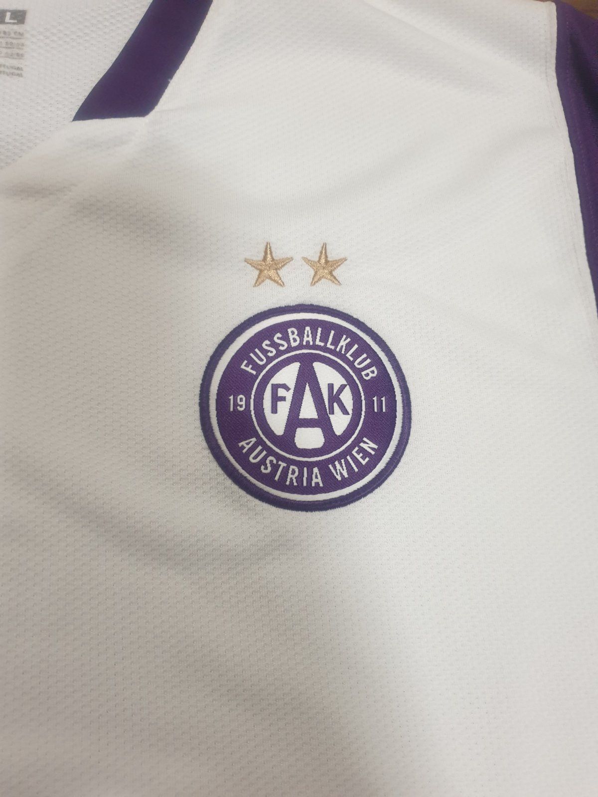Nike Austria Wien 2006/2007 Away Jersey Size US L / EU 52-54 / 3 - 6 Thumbnail