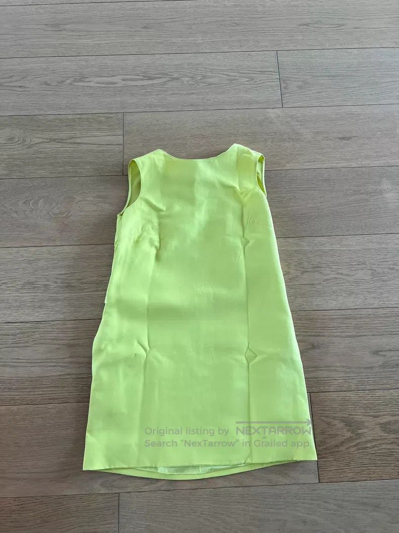 Valentino Valentino Yellow sleeveless dress Size L / US 10 / IT 46 - 1 Thumbnail
