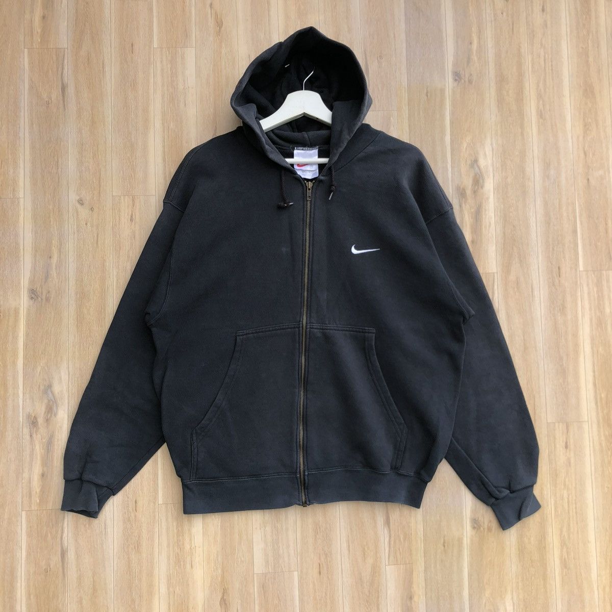 Nike × Vintage Vintage Nike Swoosh Sportswear Hoodie Pullover Size US M / EU 48-50 / 2 - 1 Thumbnail