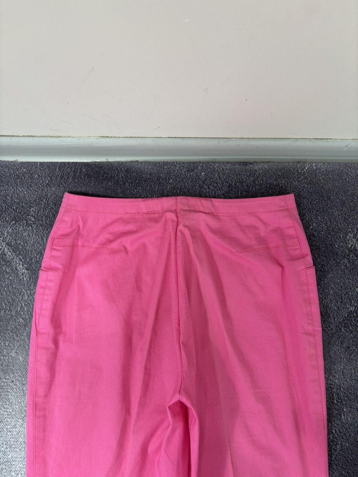 Davide Cenci Vintage Davide Cenci Women’s Luxury Pink Wide-Leg Pants Size 30" / US 8 / IT 44 - 18 Thumbnail
