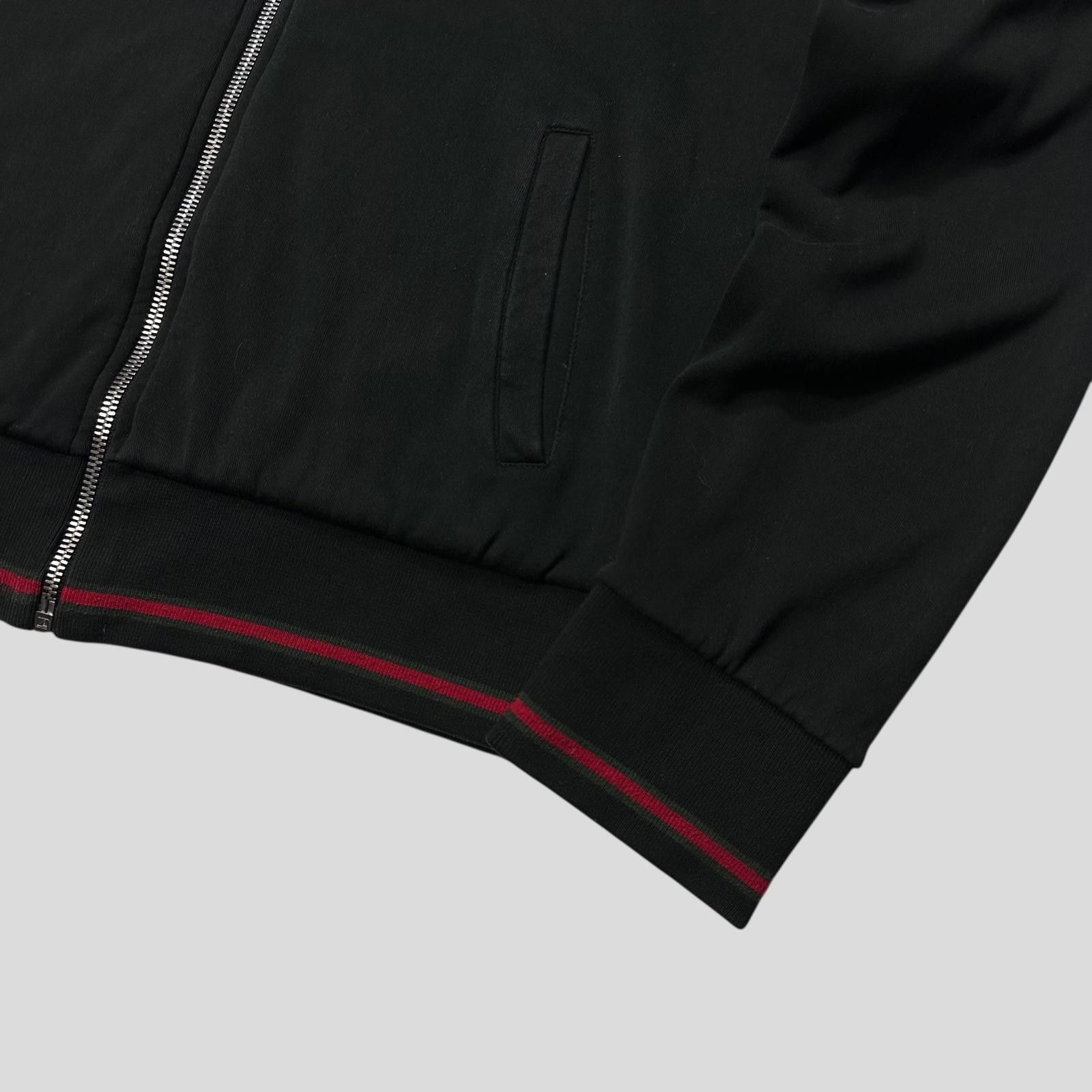 Gucci Gucci 2008 GG Logo Web Teddy Cotton Lined Track Jacket - M/L Size US L / EU 52-54 / 3 - 6 Thumbnail