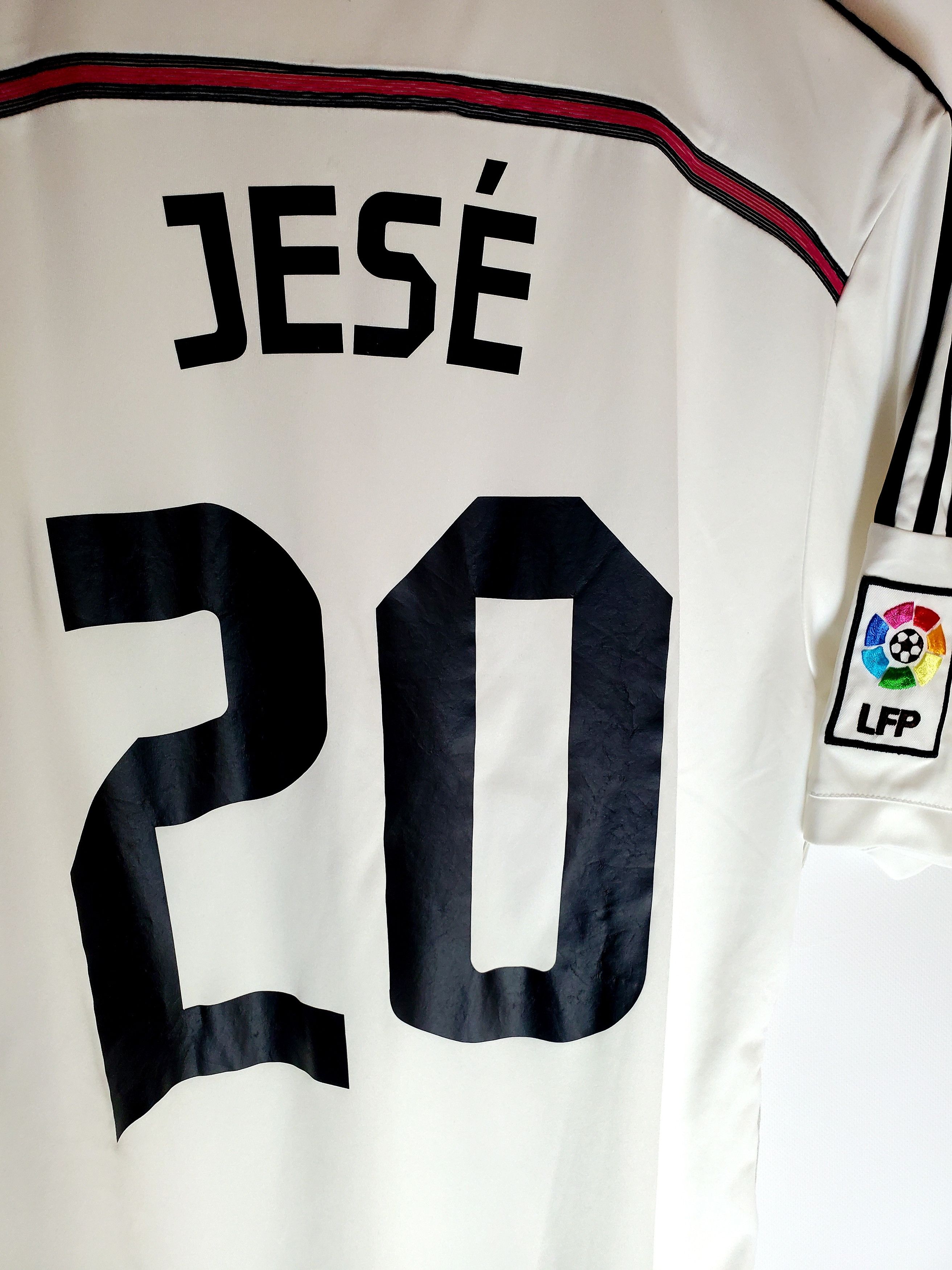 Adidas REAL MADRID 2014 2015 HOME JERSEY # 20 JESE L PERFECT cond Size US L / EU 52-54 / 3 - 7 Thumbnail