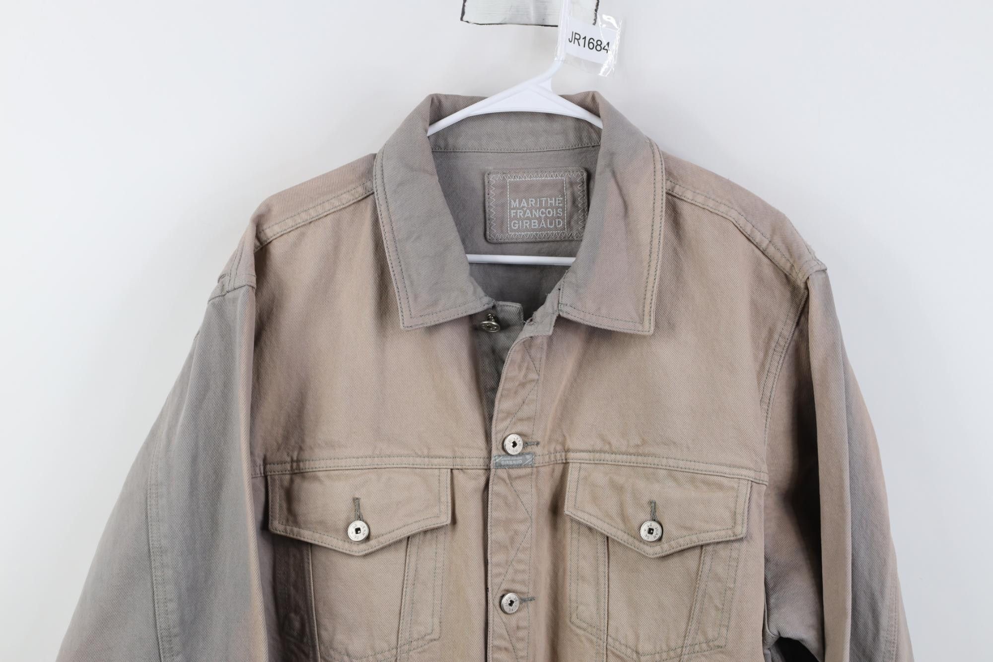 Marithe + Francois Girbaud Vintage 90s Marithe Francois Girbaud Denim Jean Jacket Size US XL / EU 56 / 4 - 2 Thumbnail
