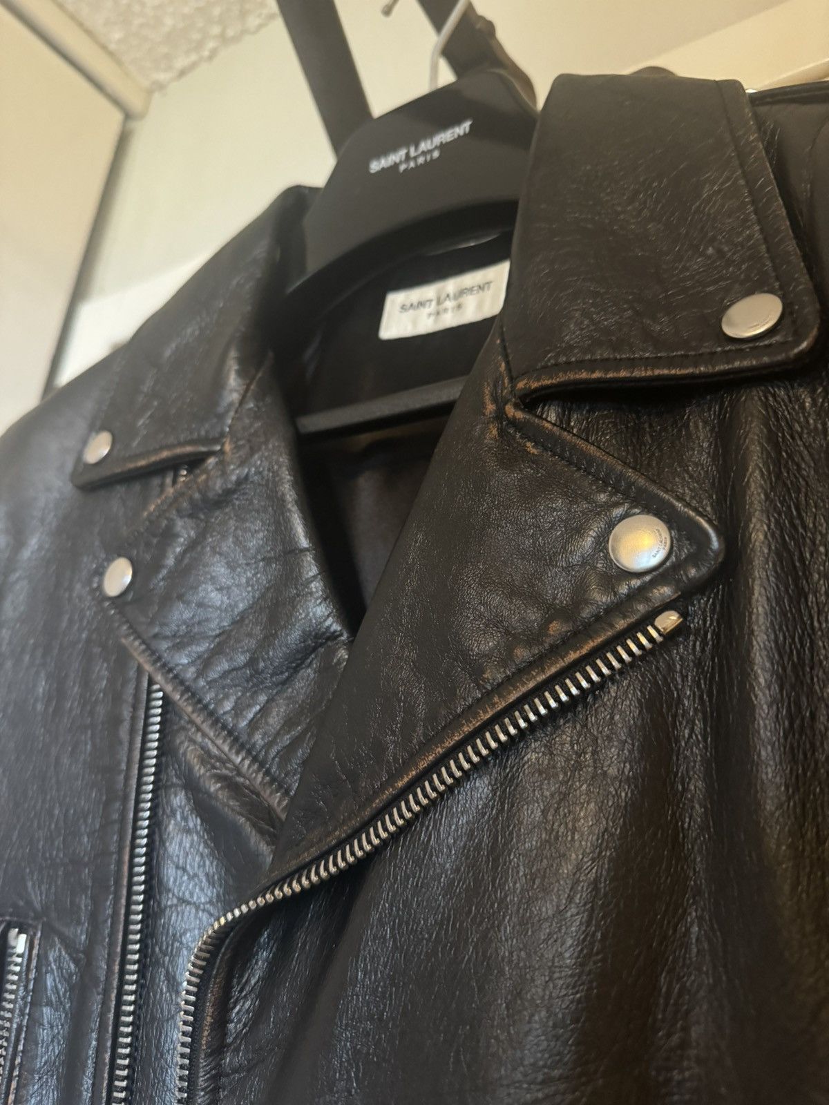 Saint Laurent Paris Saint Laurent Paris No Smoking L01 Leather Jacket Hedi Size US M / EU 48-50 / 2 - 3 Thumbnail