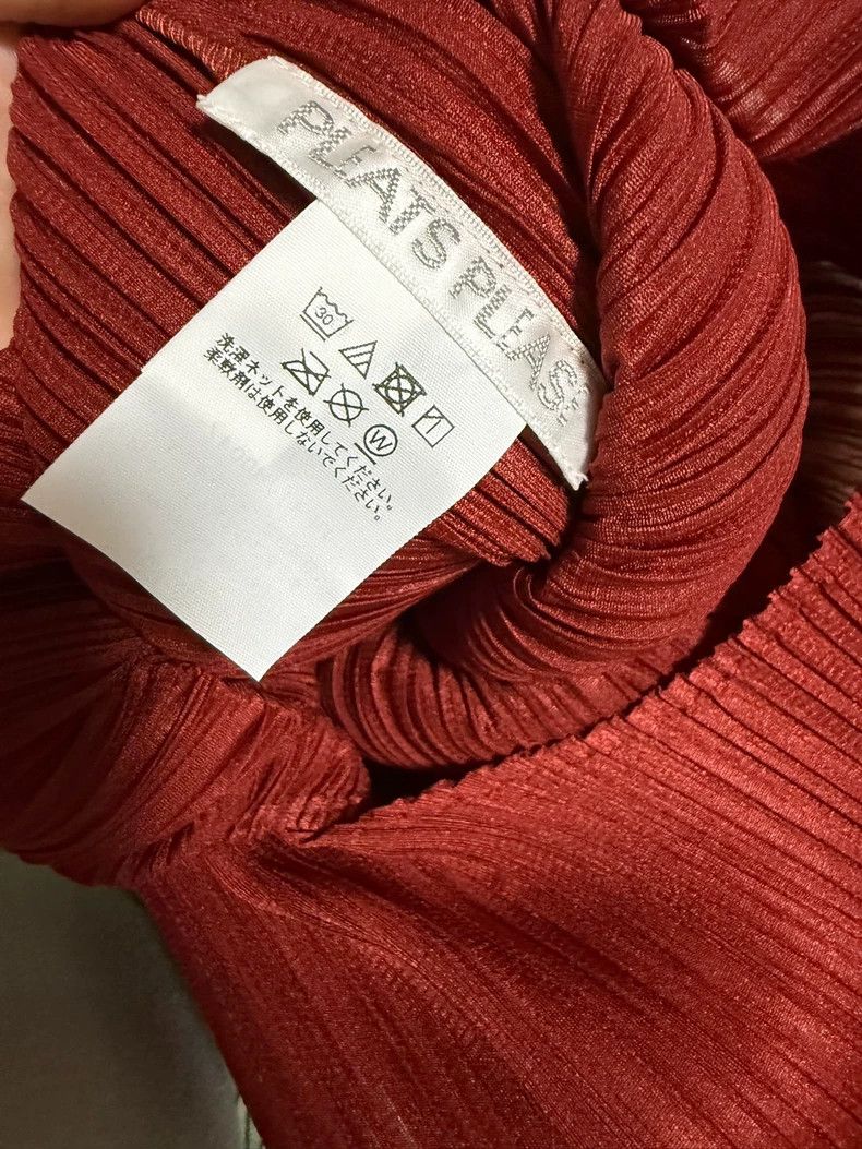 Issey Miyake Issey Miyake size:one size Red pleated dress Size XS / US 0-2 / IT 36-38 - 3 Thumbnail