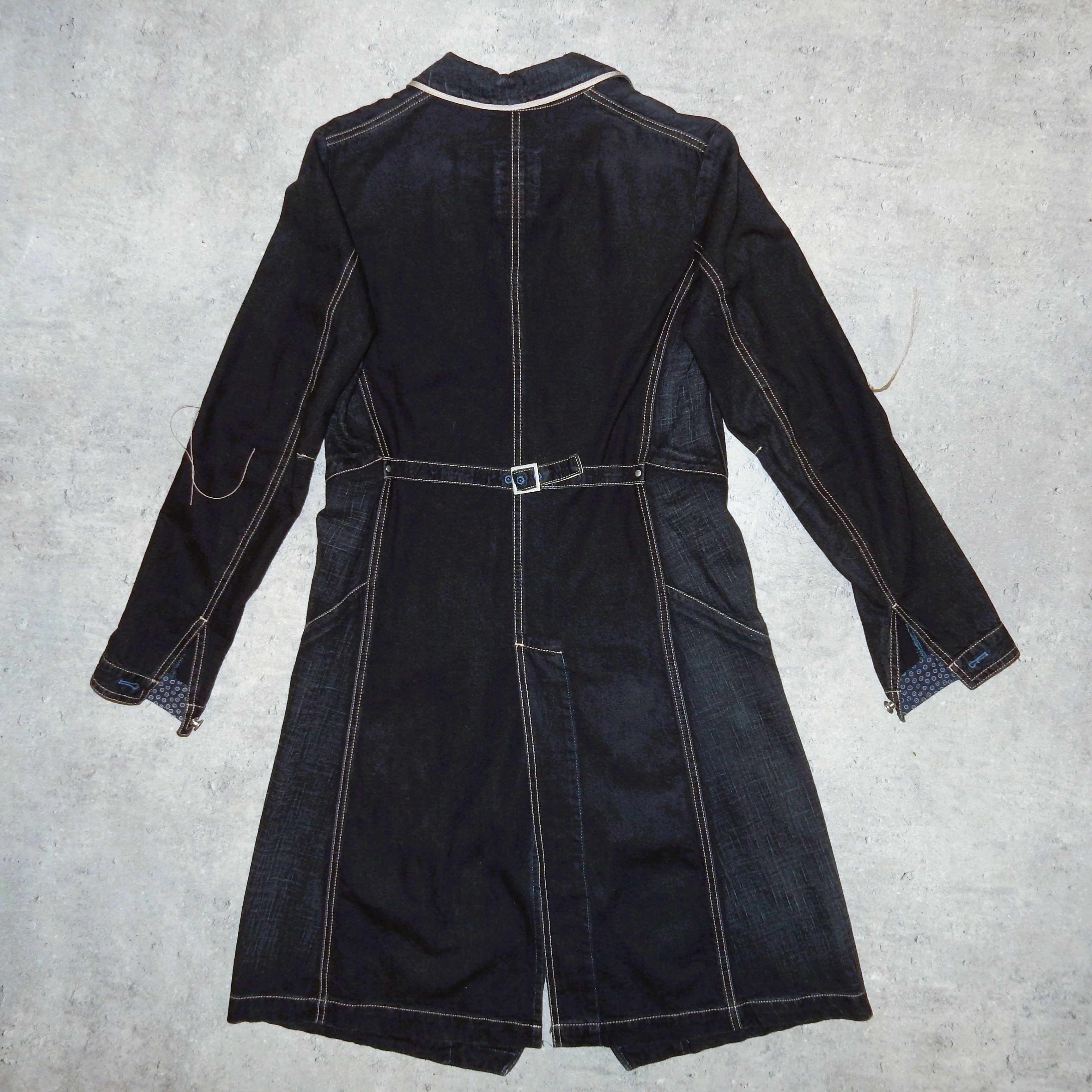 Marithe + Francois Girbaud × Vintage Marithe Francois Gribaud long dark coat - XS Size XS / US 0-2 / IT 36-38 - 5 Thumbnail