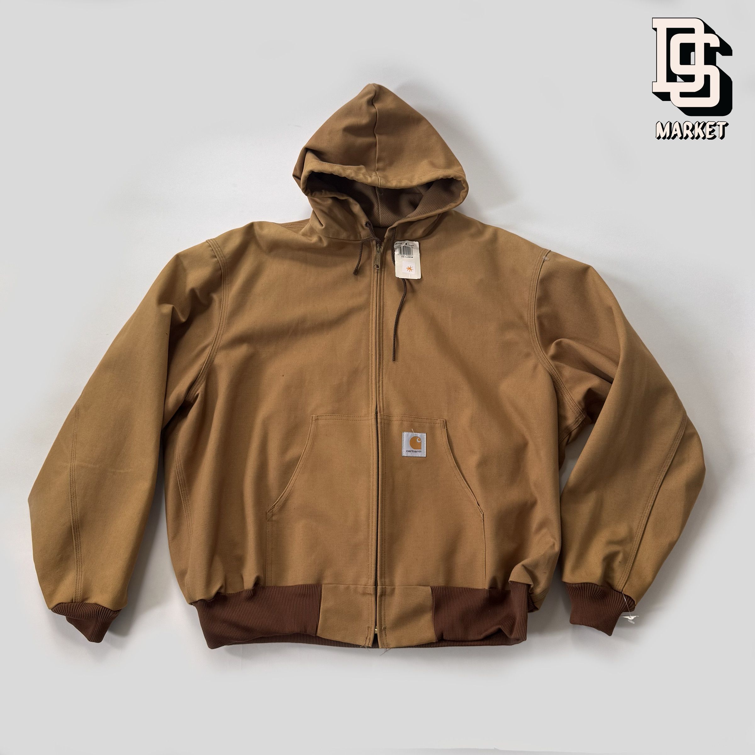 Carhartt CARTHARTT JR106 DUCK MESH LINED HOODED JACKET HOODIE 2XL Size US XXL / EU 58 / 5 - 1 Thumbnail