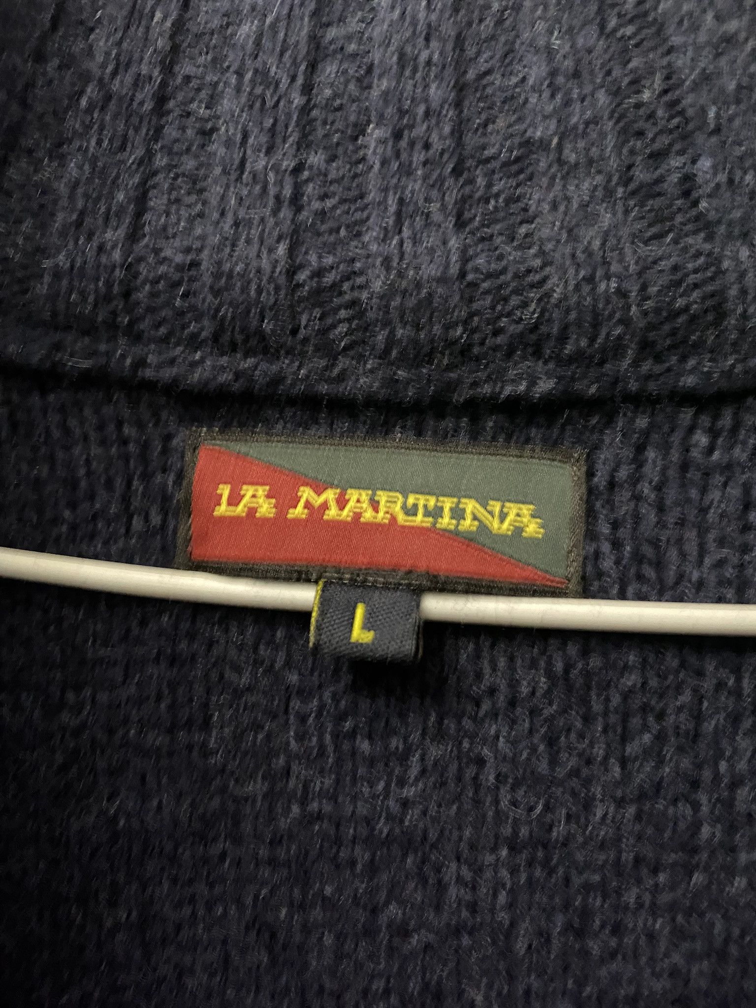 Designer × La Martina Vintage La Martina Sweater Full Zip Size L Size US L / EU 52-54 / 3 - 3 Thumbnail