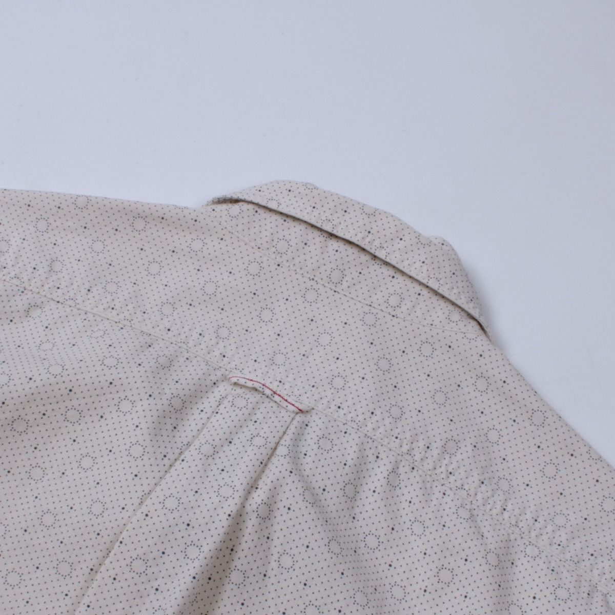 Levi's LEVIS Selvedge Cream Geometric Polkadot Long Sleeve Shirt Size US S / EU 44-46 / 1 - 14 Thumbnail