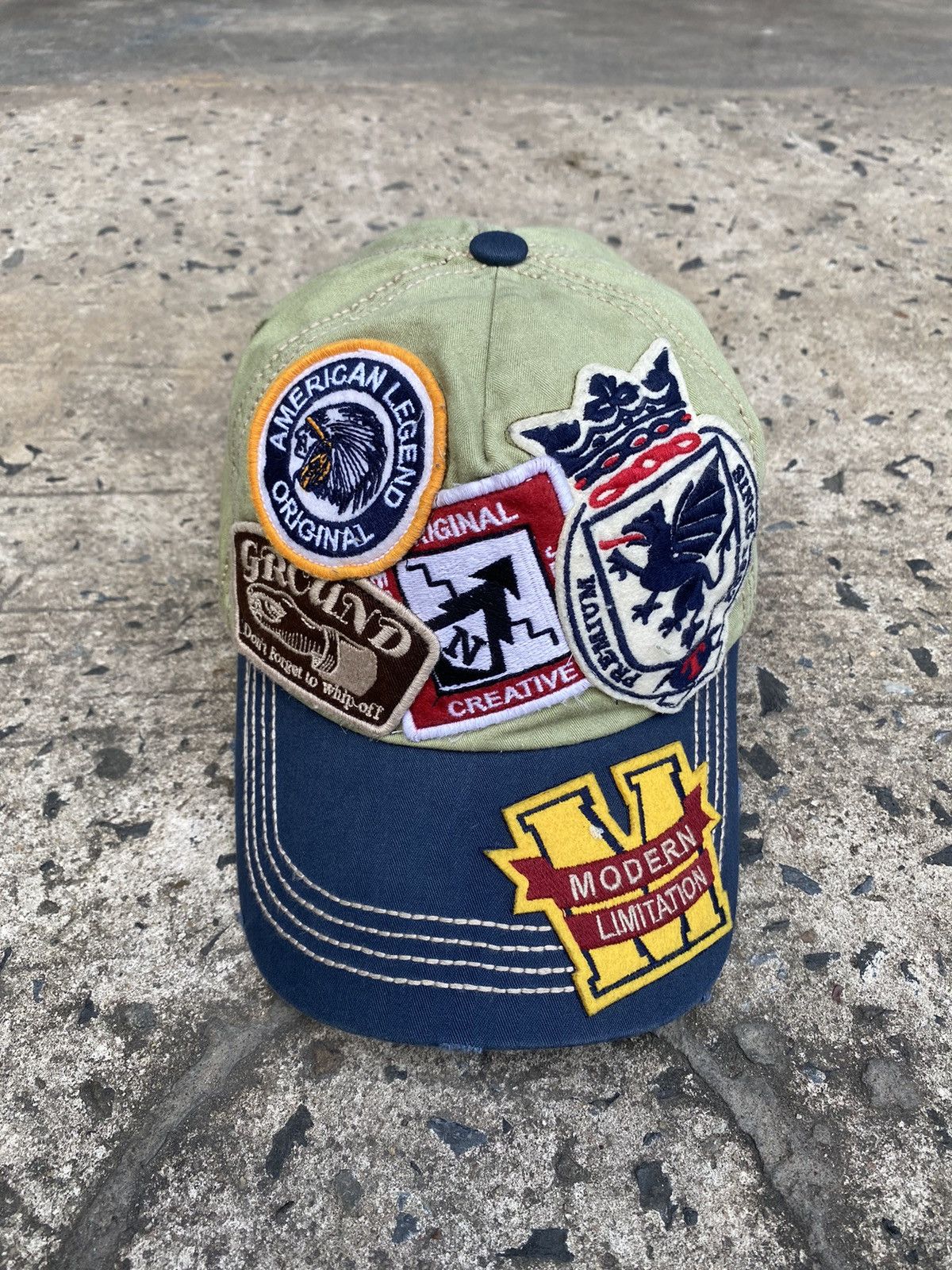 If Six Was Nine × Japanese Brand × Vintage Grazy Patch Leather Strap Hats Size ONE SIZE - 1 Thumbnail