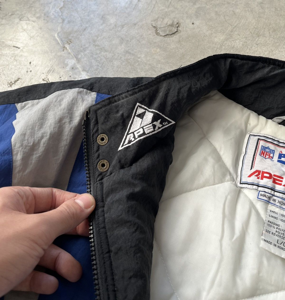 Apex One Vintage Apex One NFL Dallas Cowboys Men's Bomber Jacket 90s Size US XL / EU 56 / 4 - 9 Thumbnail